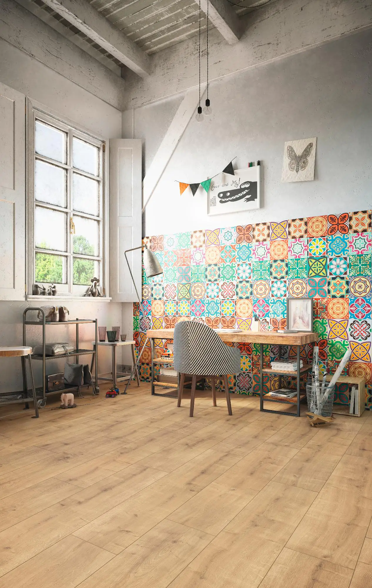 Classen Laminat Megaloc Aquaprotect XL Eiche beige dunkel LHD