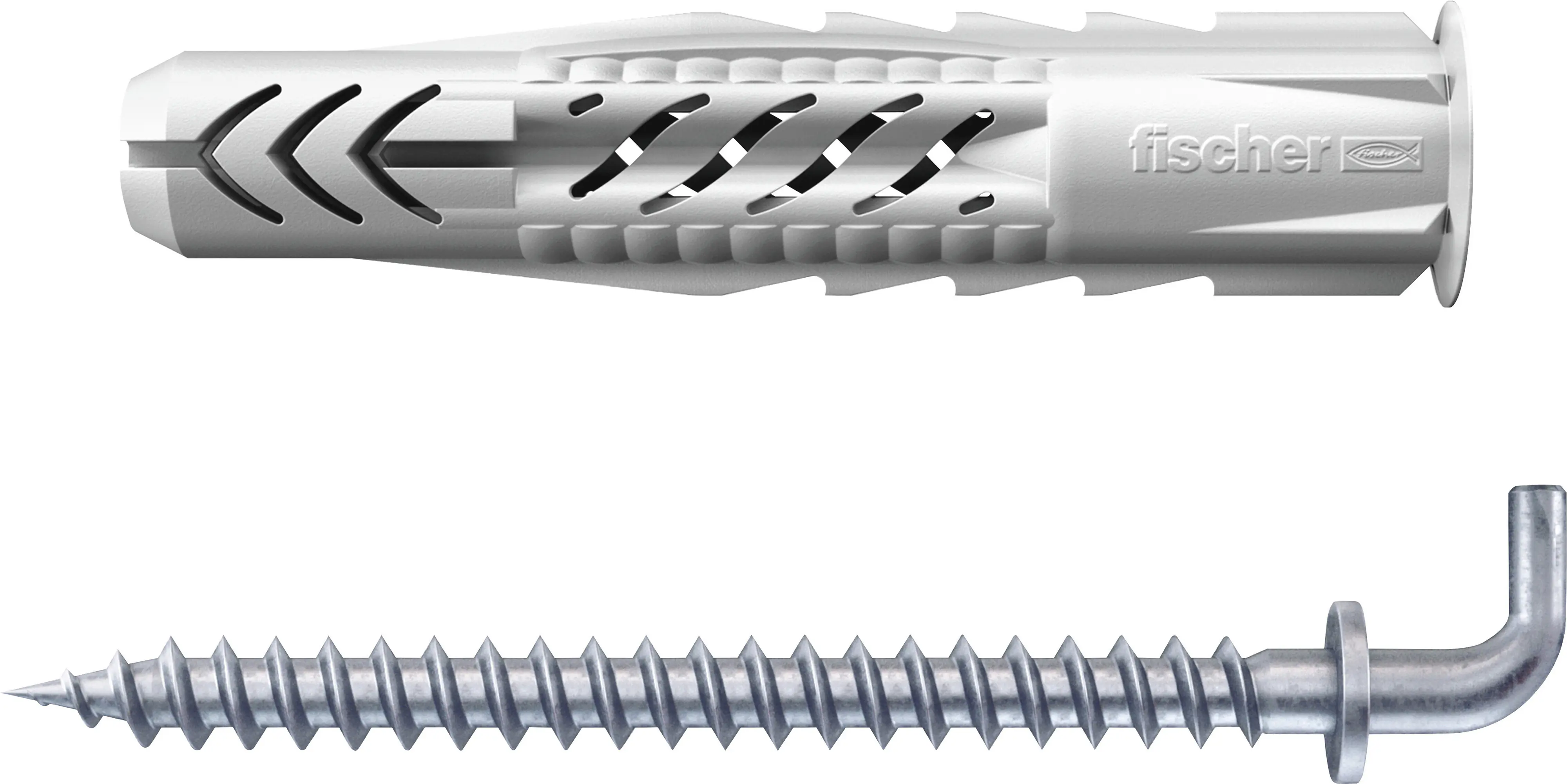 Fischer Universaldübel UX WH 8 x 50 mm mit Winkelhaken - 4 Stück