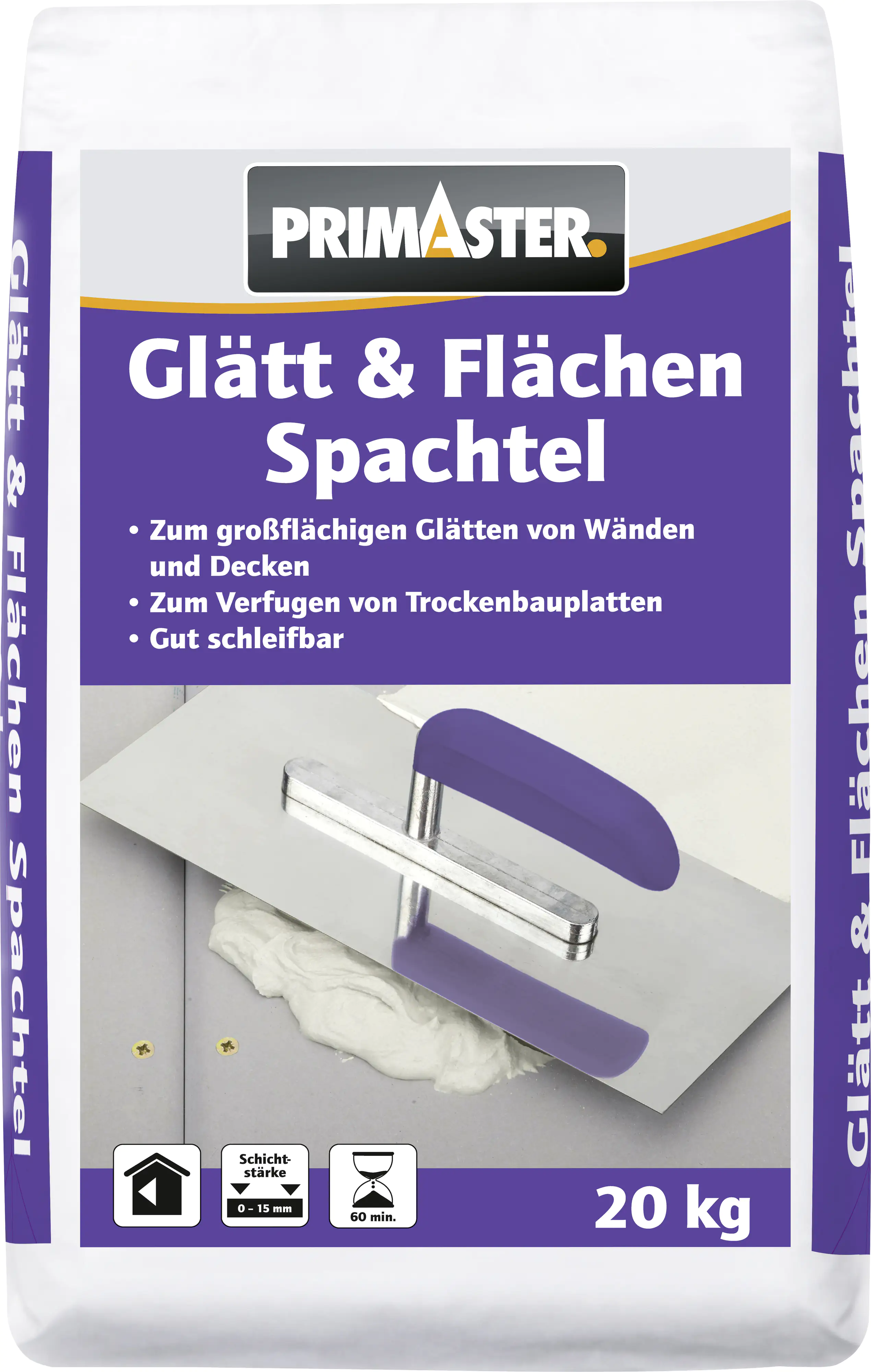 Primaster Glätt & Flächenspachtel 20 kg 42 St. Palettenabnahme
