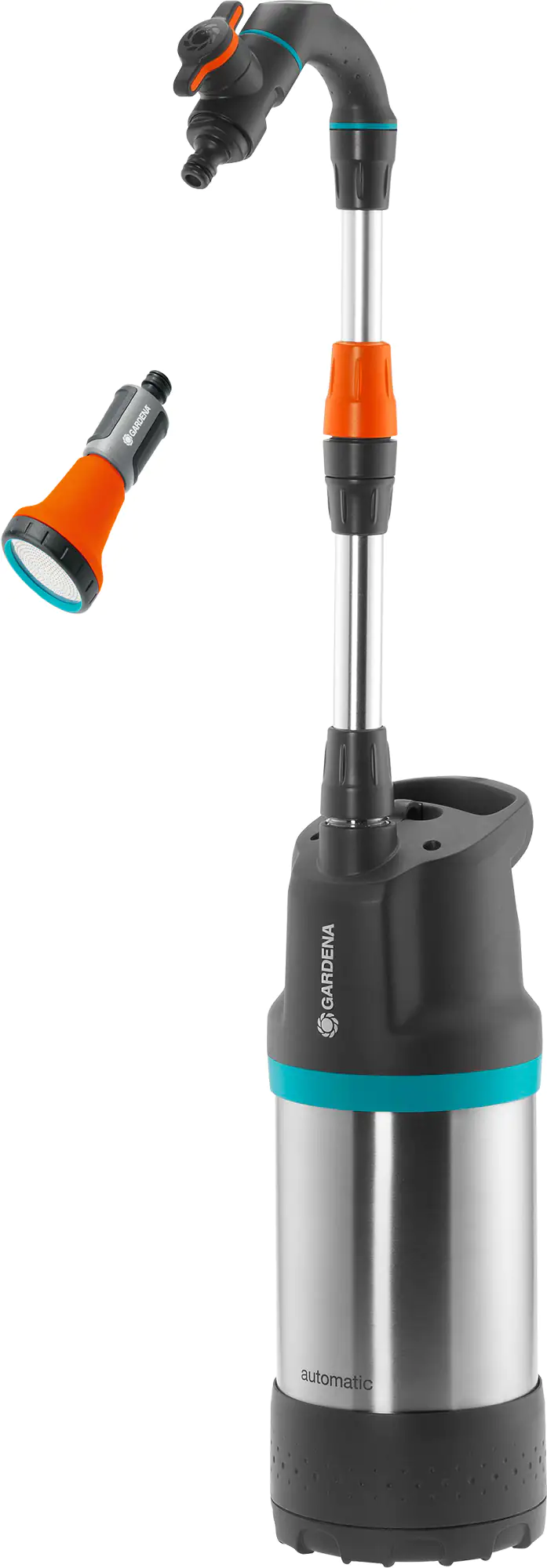 Gardena Regenfasspumpe 4700 l/h 23 m 550 Watt inox automatic
