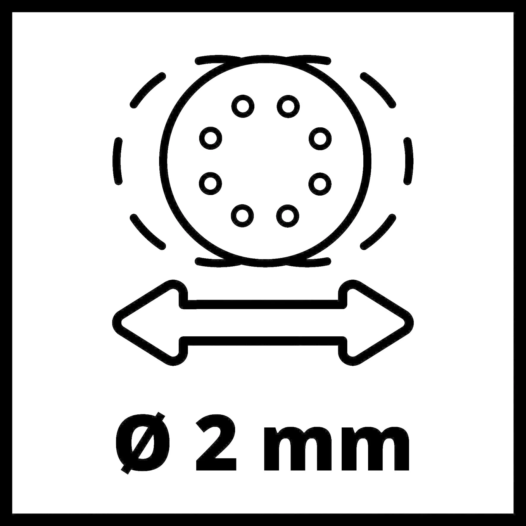 Einhell Akku-Exzenterschleifer TE-RS 18 Li Solo 18 V
