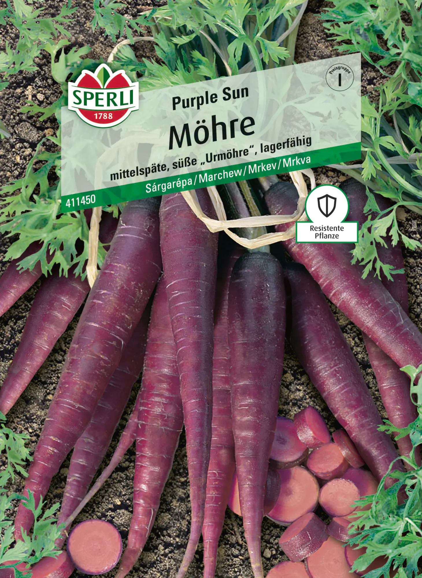 Sperli Saatgut Möhren Purple Sun F1 für ca. 1,5 – 2,1 m²