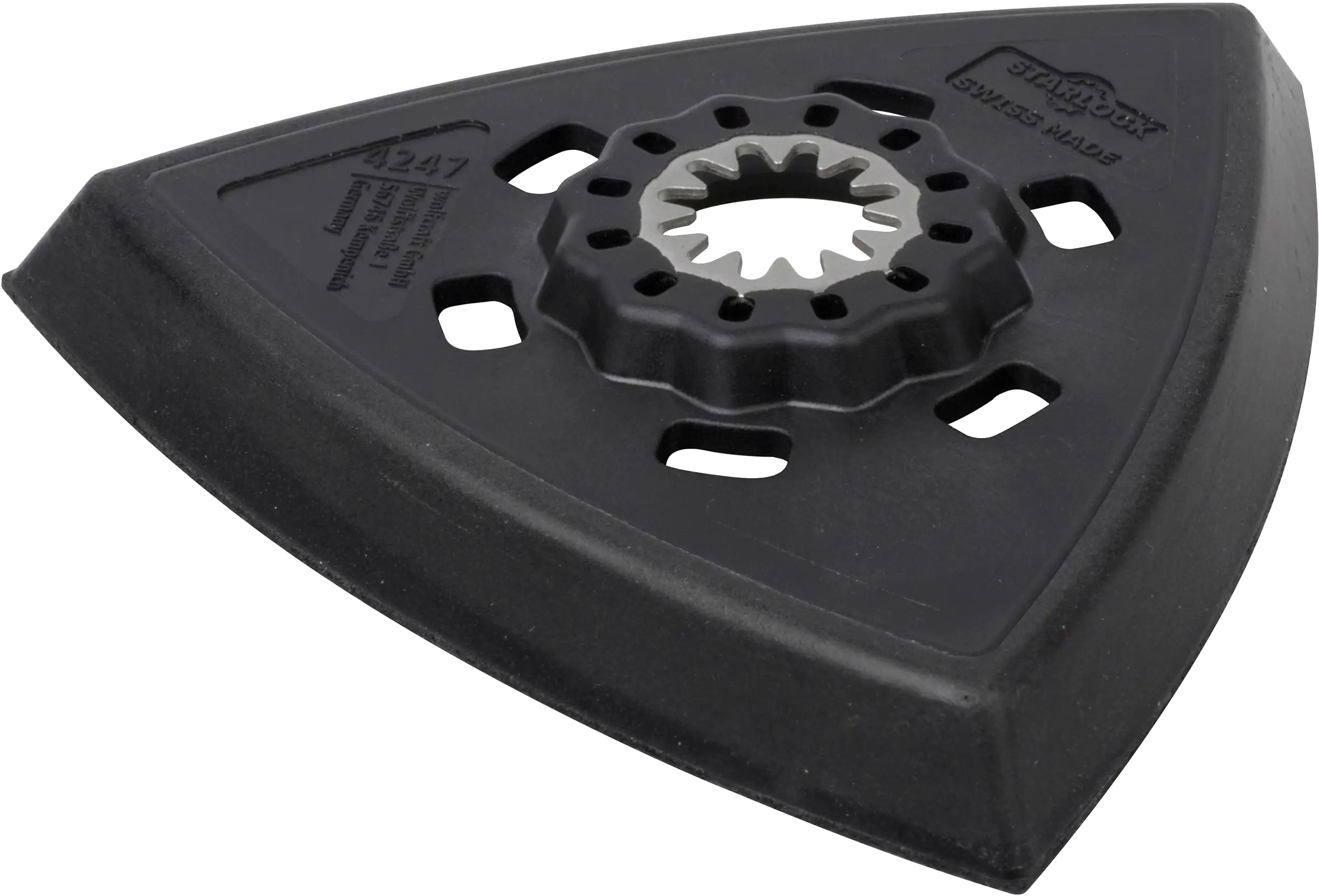 Wolfcraft Schleifplatte Delta-Haft 95 mm für Deltaschleifer