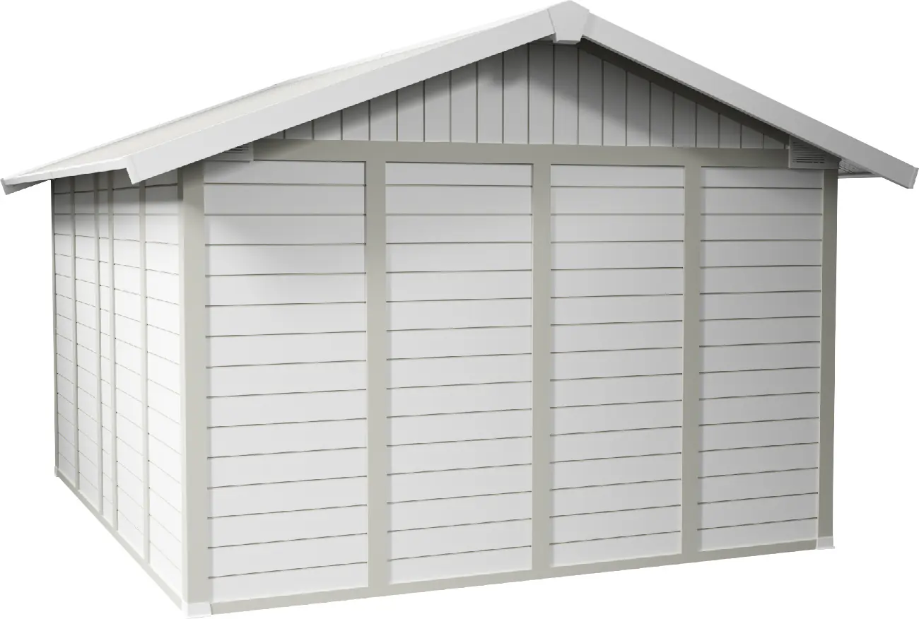 Grosfillex Gartenhaus Deco H 11 370 x 407 cm (inkl. Dachüberstand)