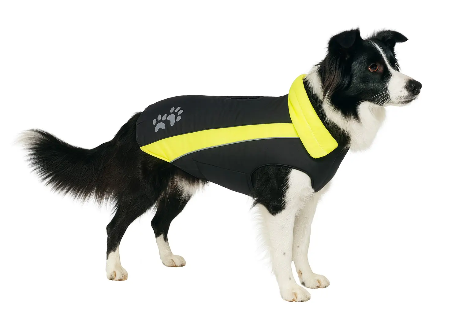 Nobby Hundemantel Sabi Rückenlänge 26 cm, schwarz senf