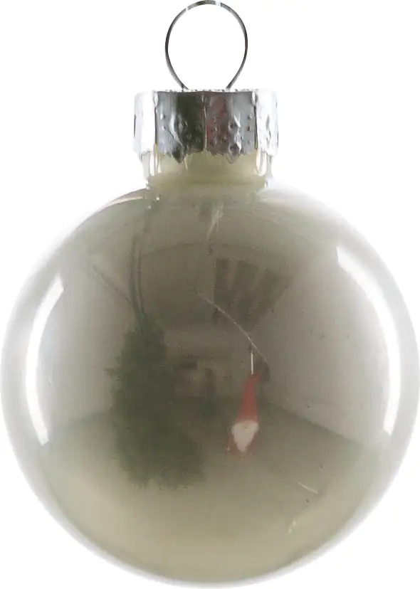 TrendLine Weihnachtskugeln aus Glas Ø 3,5 cm weiß 16 Stück