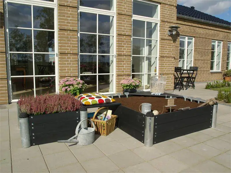 Plus Hochbeet Pipe 6a 80 x 80 x 36 cm