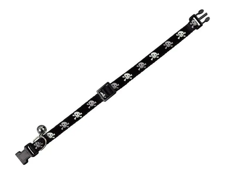 Nobby Katzenhalsband Totenkopf schwarz