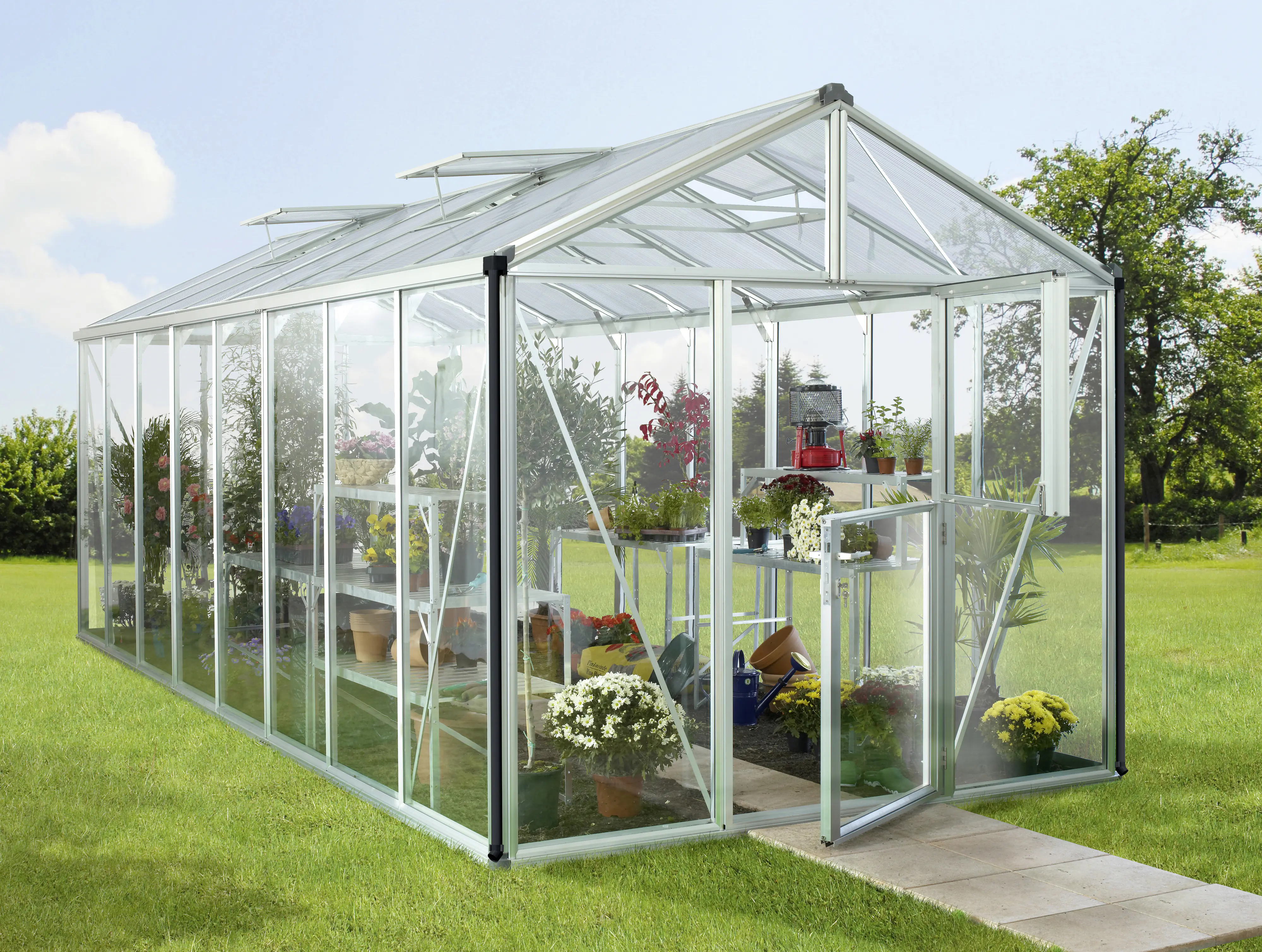Vitavia Gewächshaus Zeus 15700 ESG 3 mm 266 x 622 cm