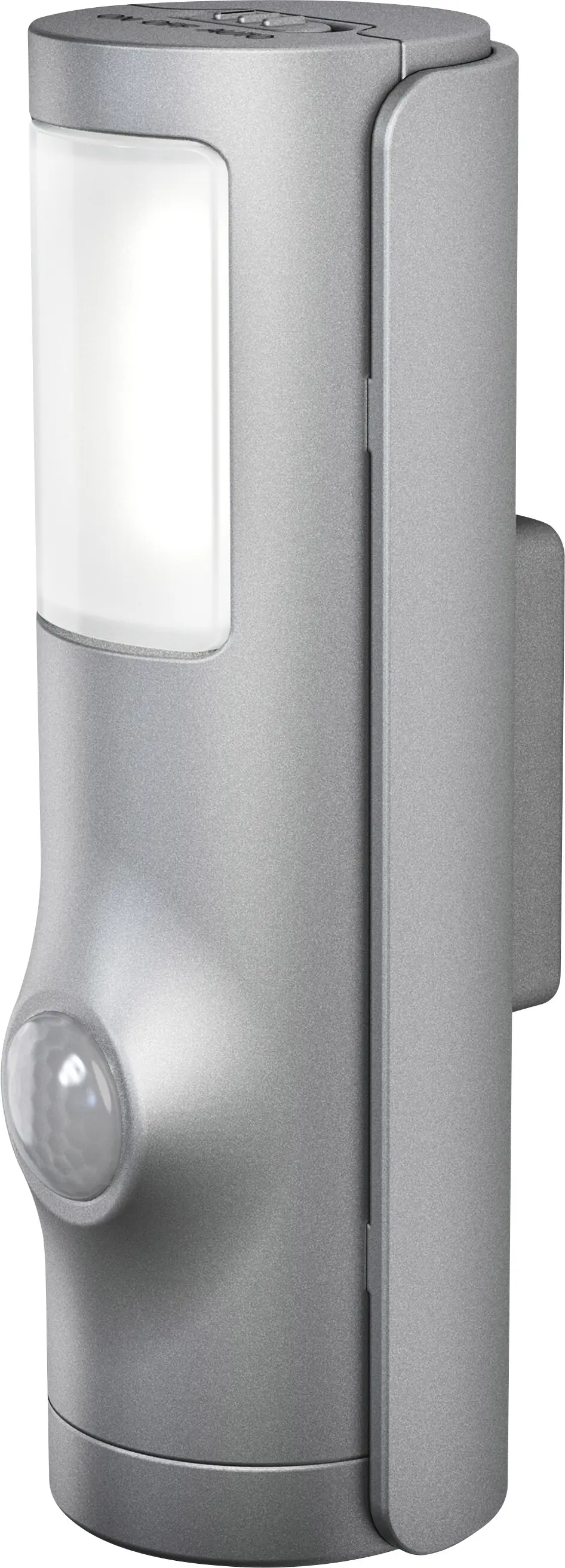 Osram LED-Nachtlicht Nightlux Torch mit Licht- & Bewegungssensor 10,8 cm kaltweiß silber