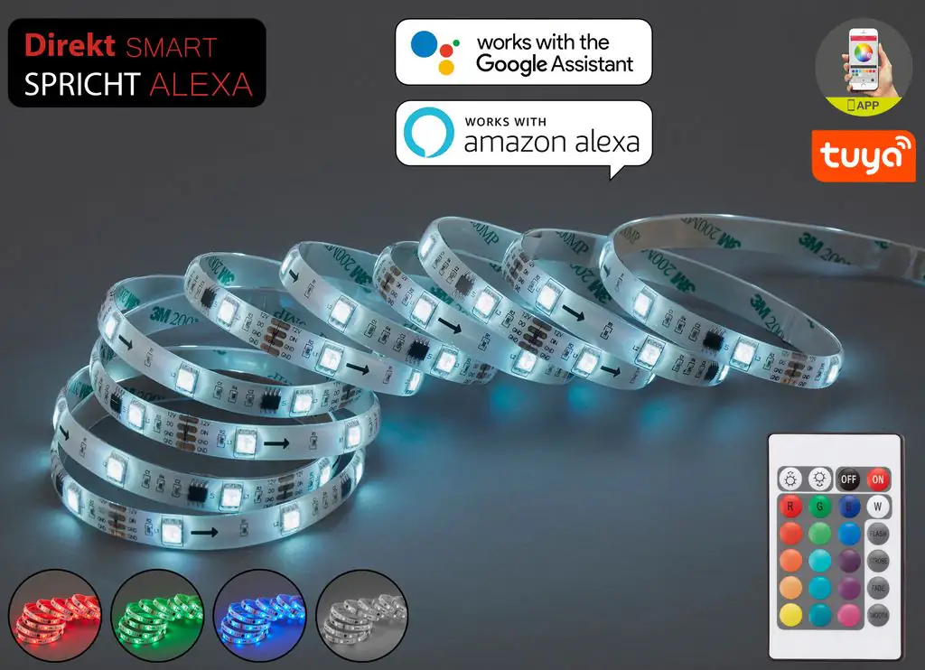 Briloner WIFI LED-Stripe RGB 5 m Tuya App Smart Home