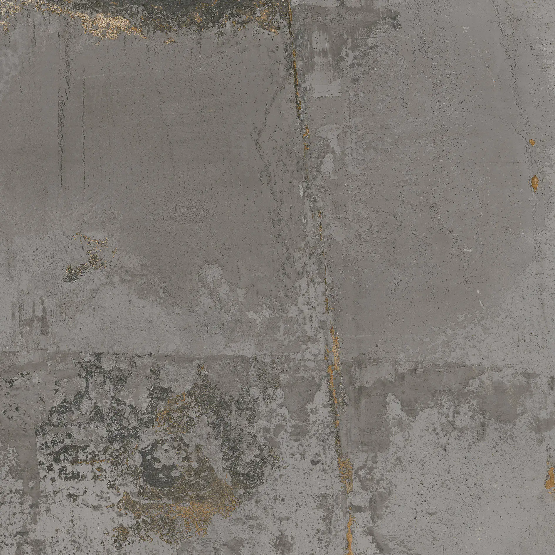 Terrassenplatte Feinsteinzeug Metallic 60 x 60 x 2 cm grau-braun