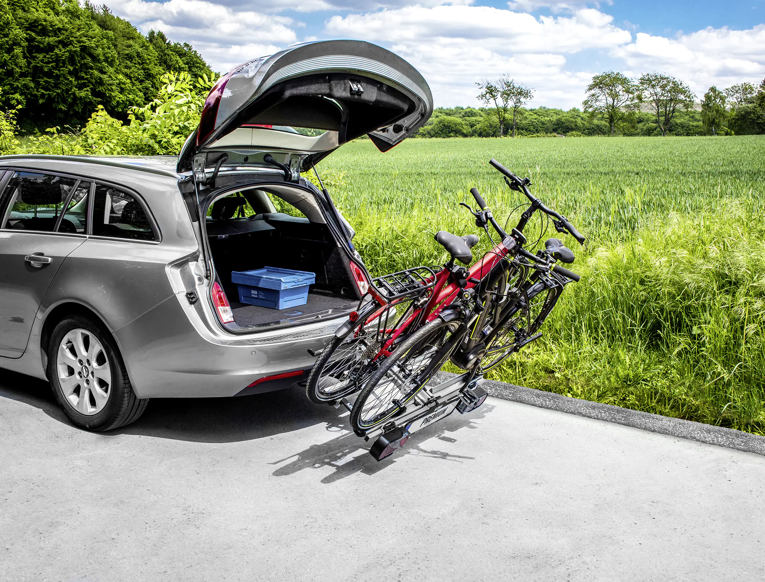 LAS Fahrradheckträger Premium für 2 Fahrräder
