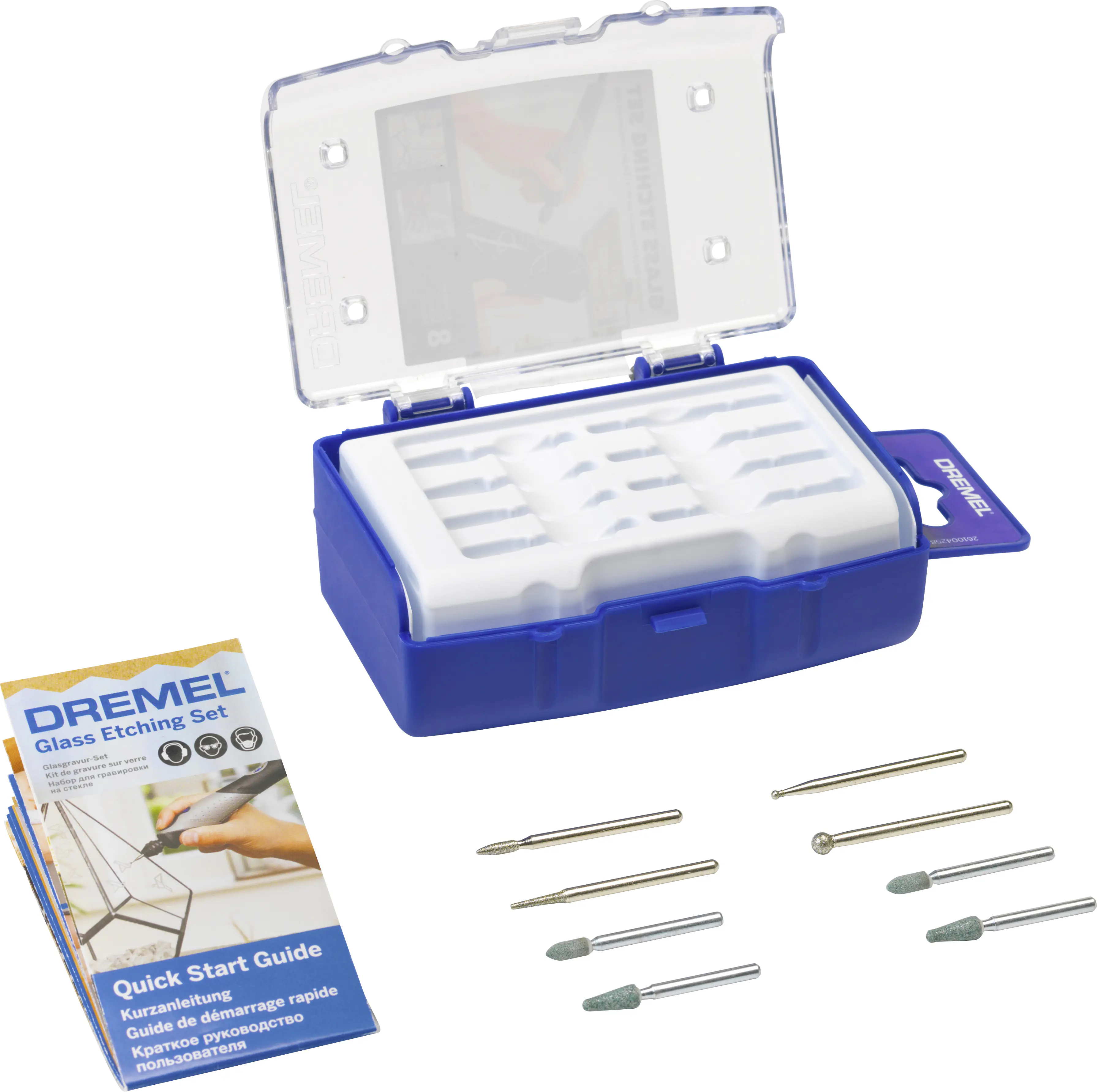 Dremel Glasgravur-Set 682 8-teilig mit Aufbewahrungsbox