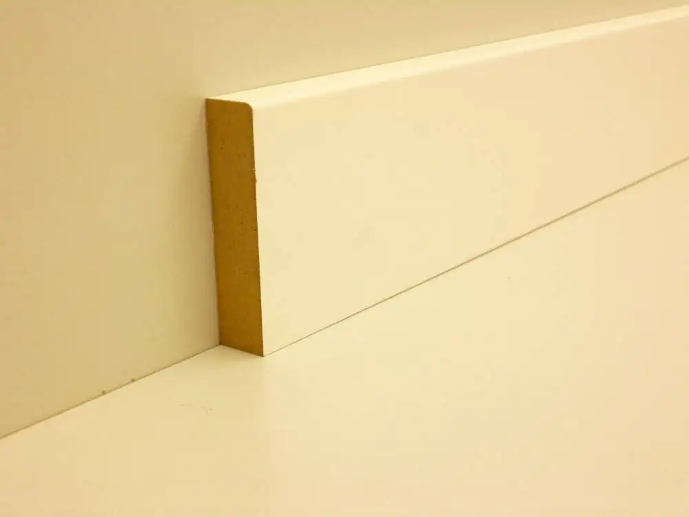 B.S. Bauprogramm Sockelleiste 250 cm 60 x 14 mm weiß
