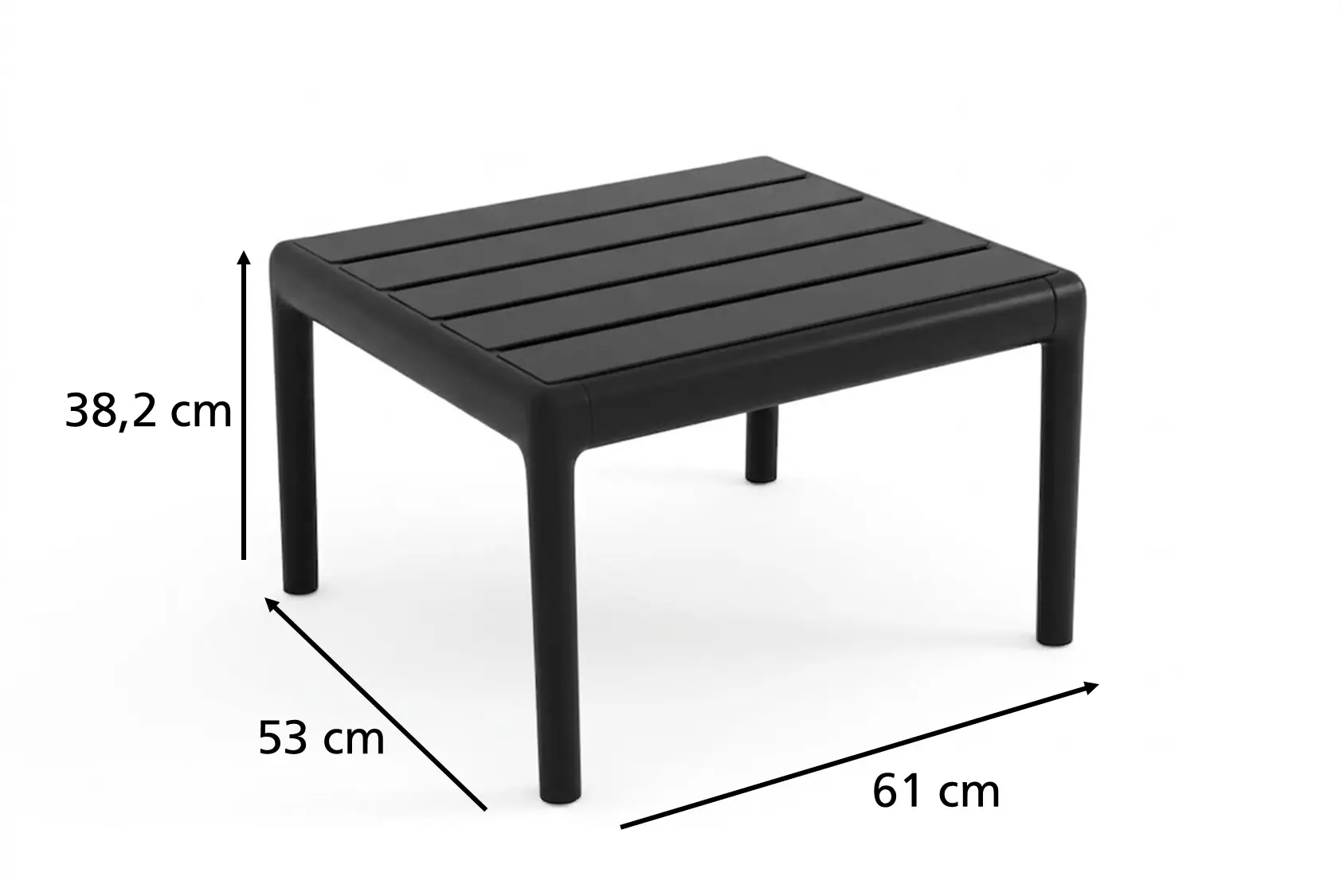 Grandsoleil Gartenmöbel-Set Panka anthrazit
