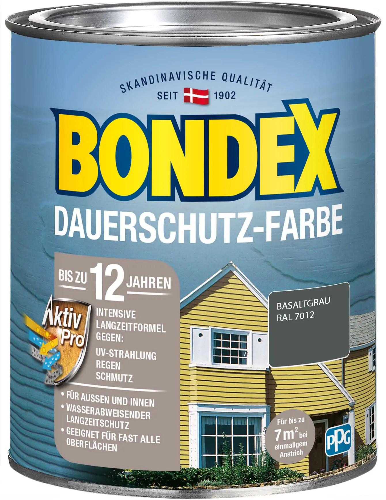 Bondex Dauerschutzfarbe 0,75 L basaltgrau
