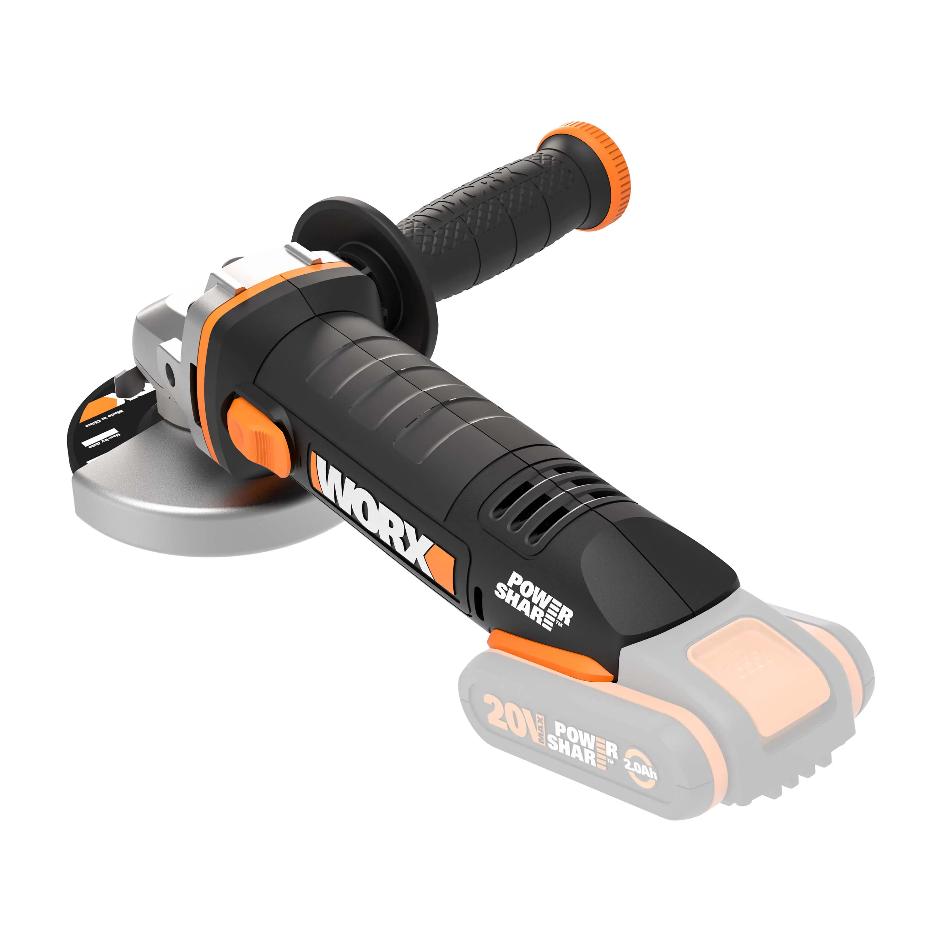 Worx Akku-Winkelschleifer WX800.9 20 V Solo