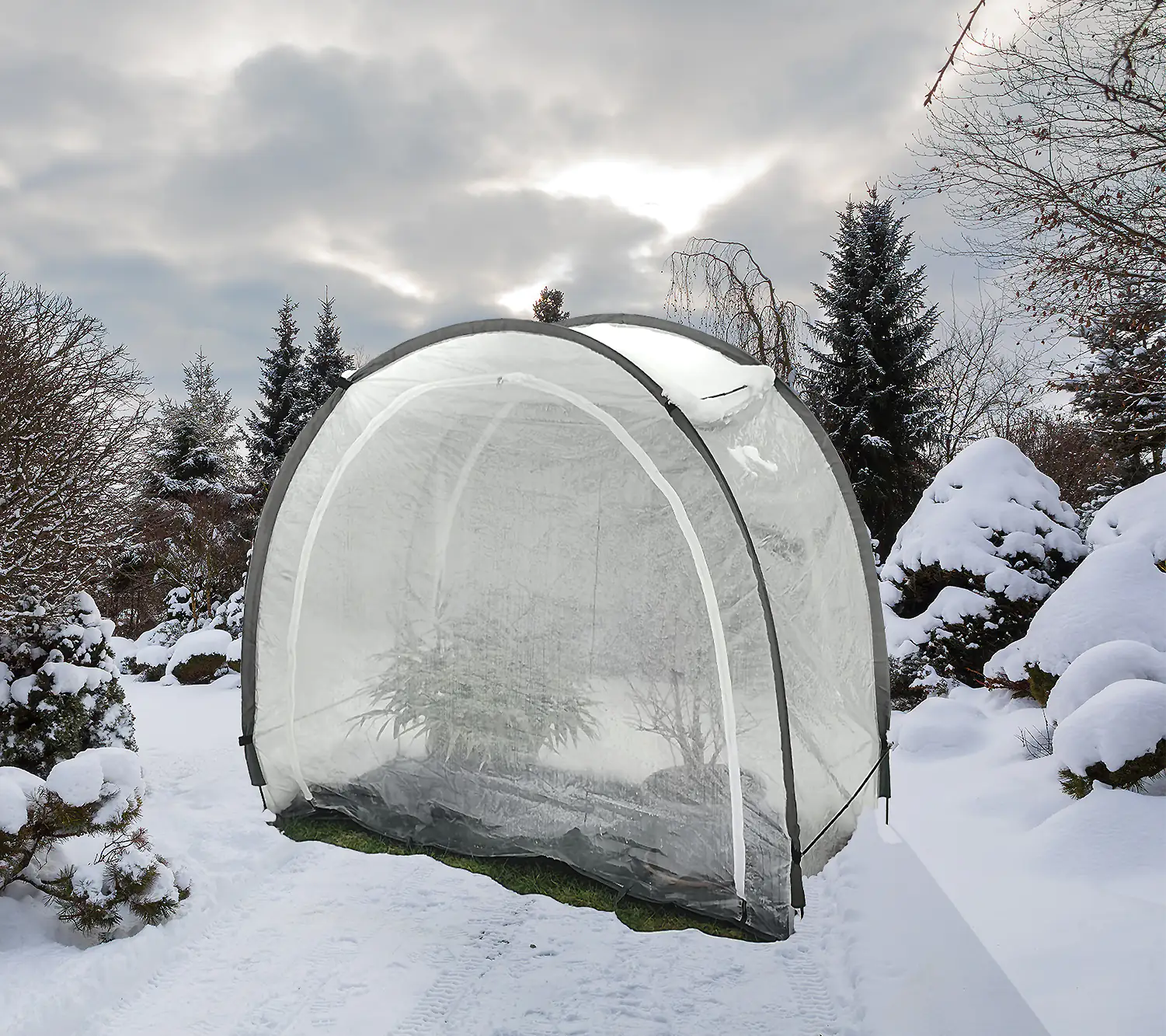 Bio Green Überwinterungszelt Pflanzen Arctic 186 x 84 cm