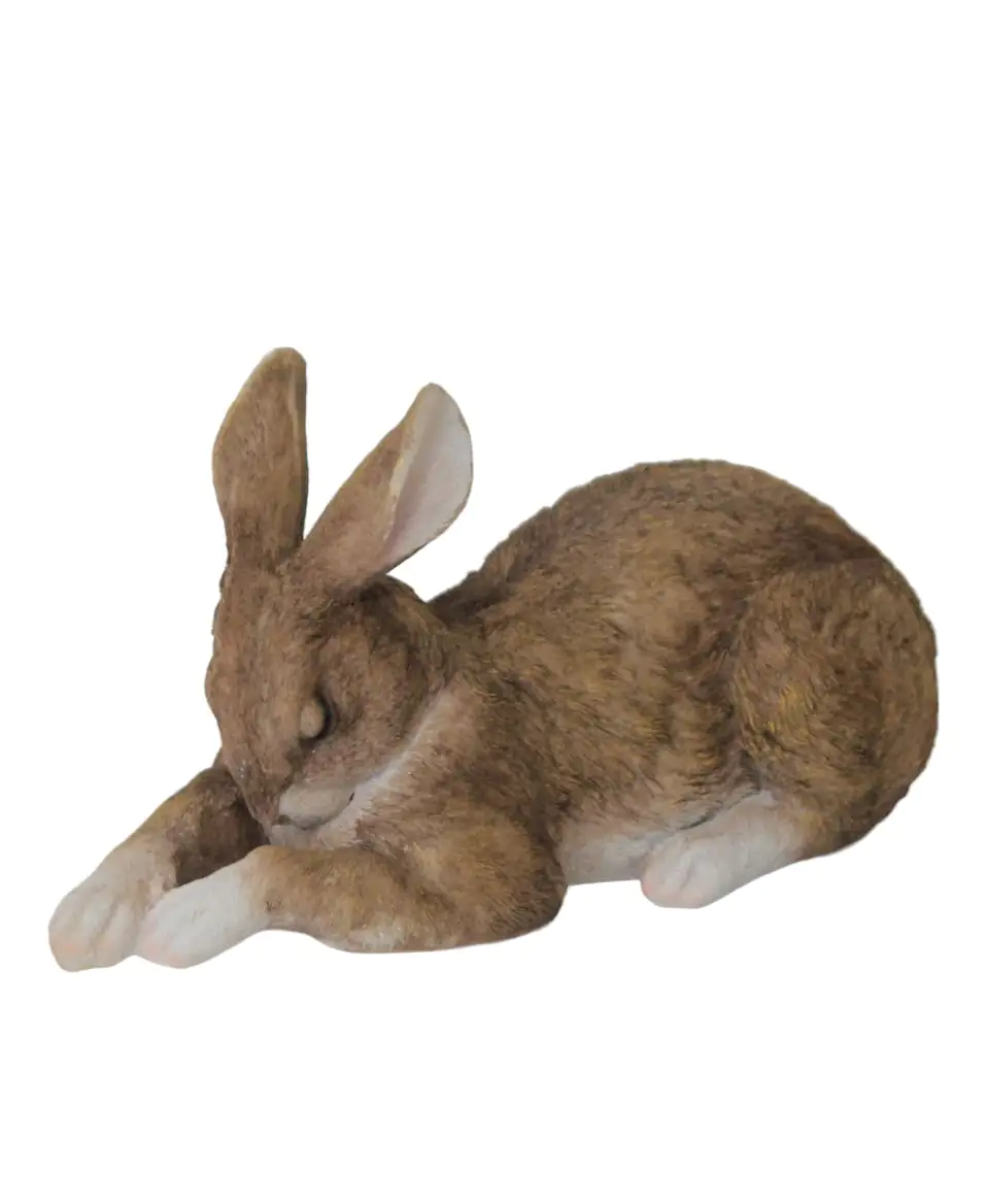 Dekofigur Hase liegend  7,5 x 5,5 x 14 cm