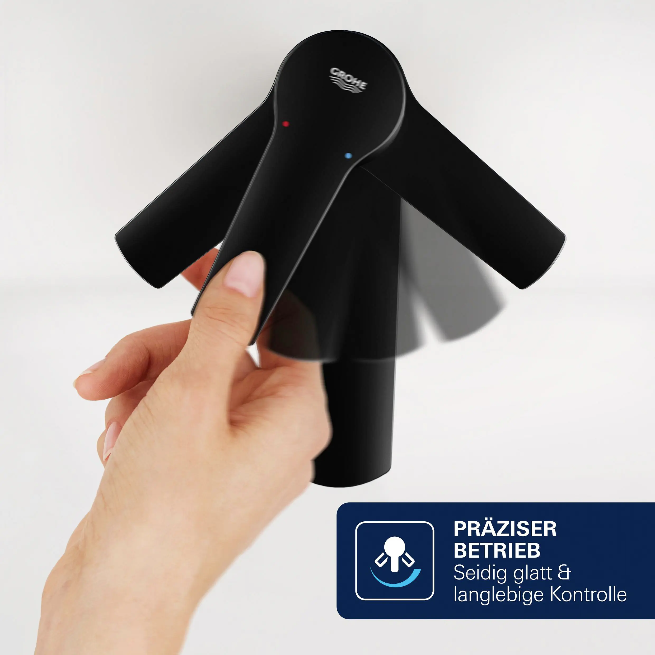 Grohe Waschtischarmatur Dice M-Size schwarz matt
