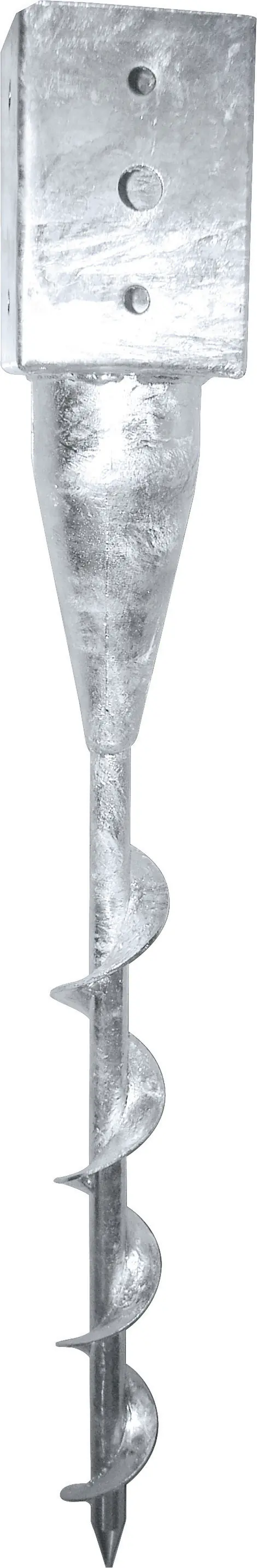 Floraworld Einschraubbodenhülse 80 cm für 7 x 7 cm Pfosten feuerverzinkt