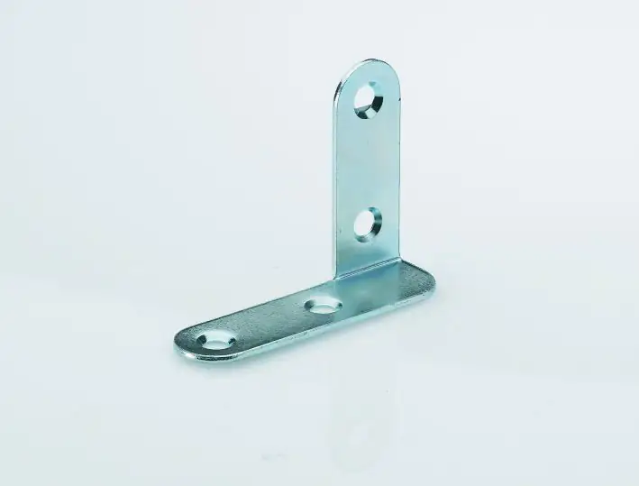 Hettich Winkelblech rechts verzinkt 60 x 15 x 45 mm