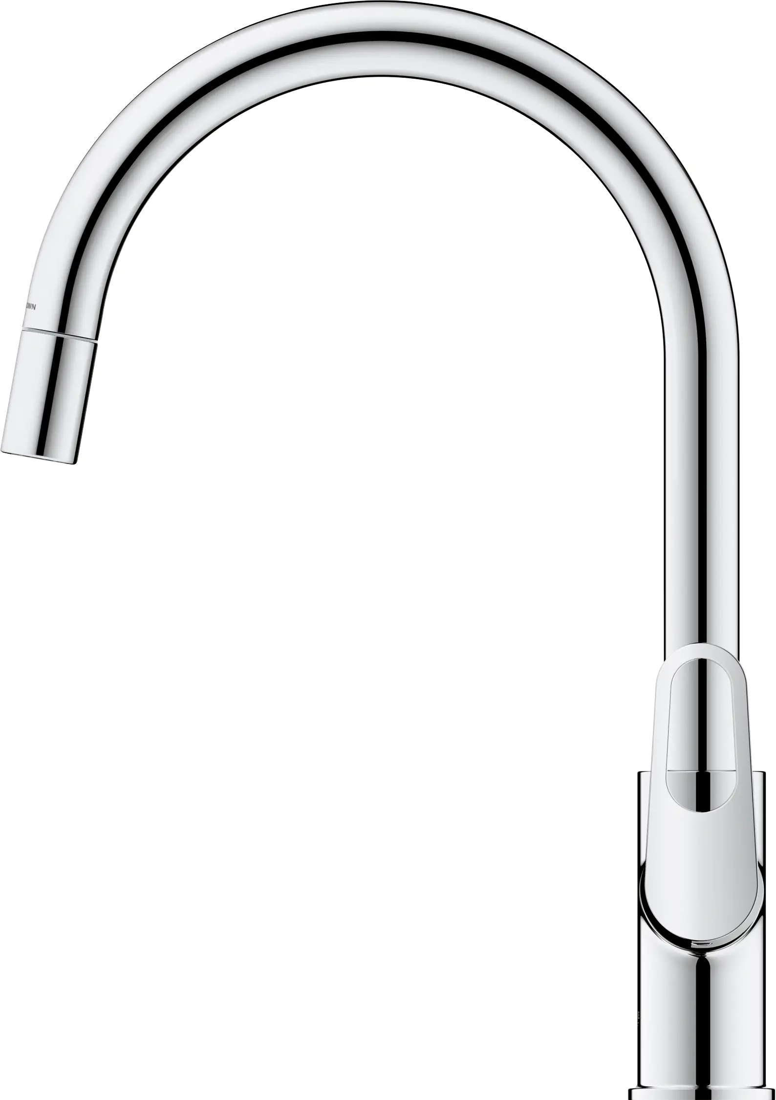 Grohe Küchenarmatur Start Flow verchromt mit herausziehbarer Brause