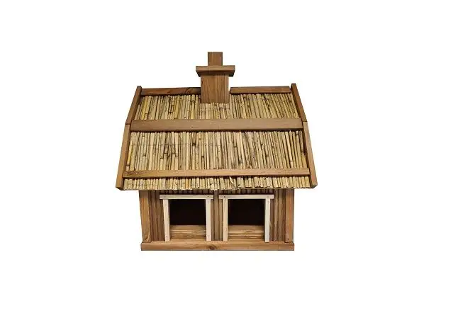 Vogelfutterhaus Villa Pia mit Ständer LxBxH: 36 x 46 x 42/85 cm
