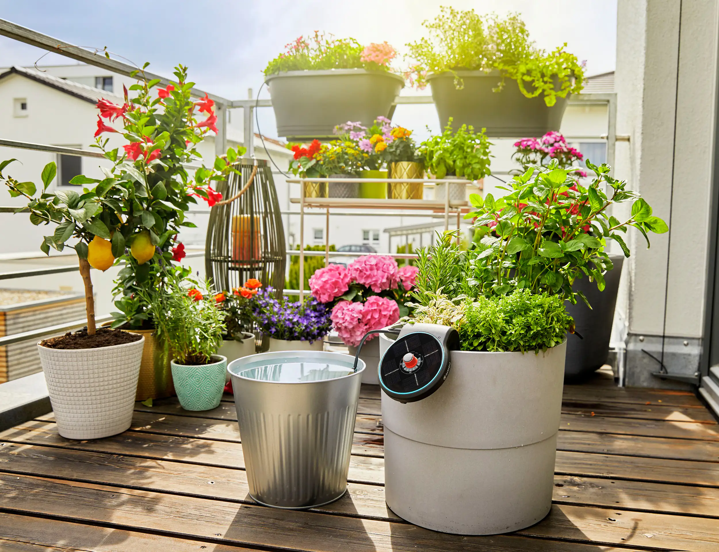 Gardena Solar Bewässerung aquaBloom Set
