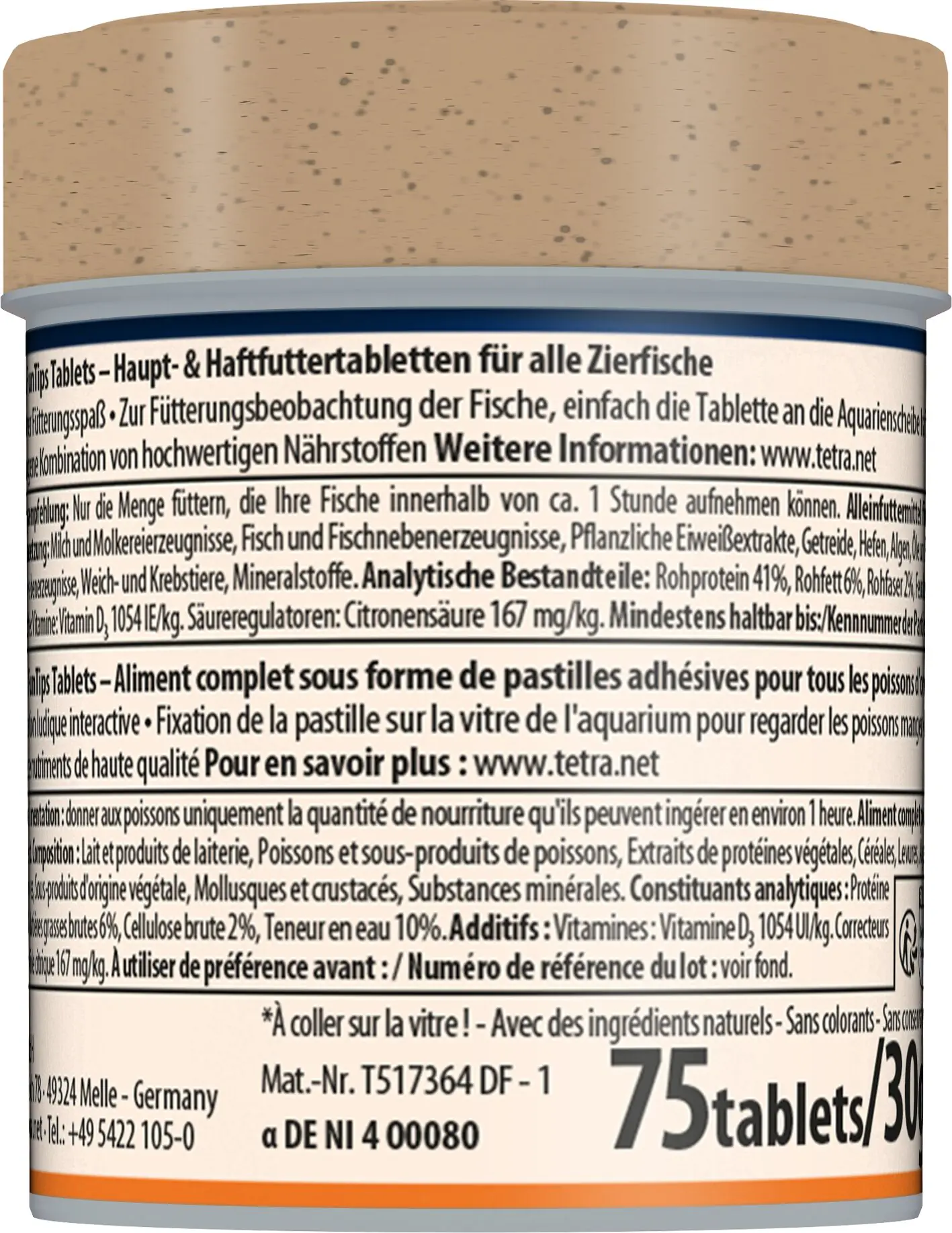 Tetra FunTips Tablets 75 Tabl