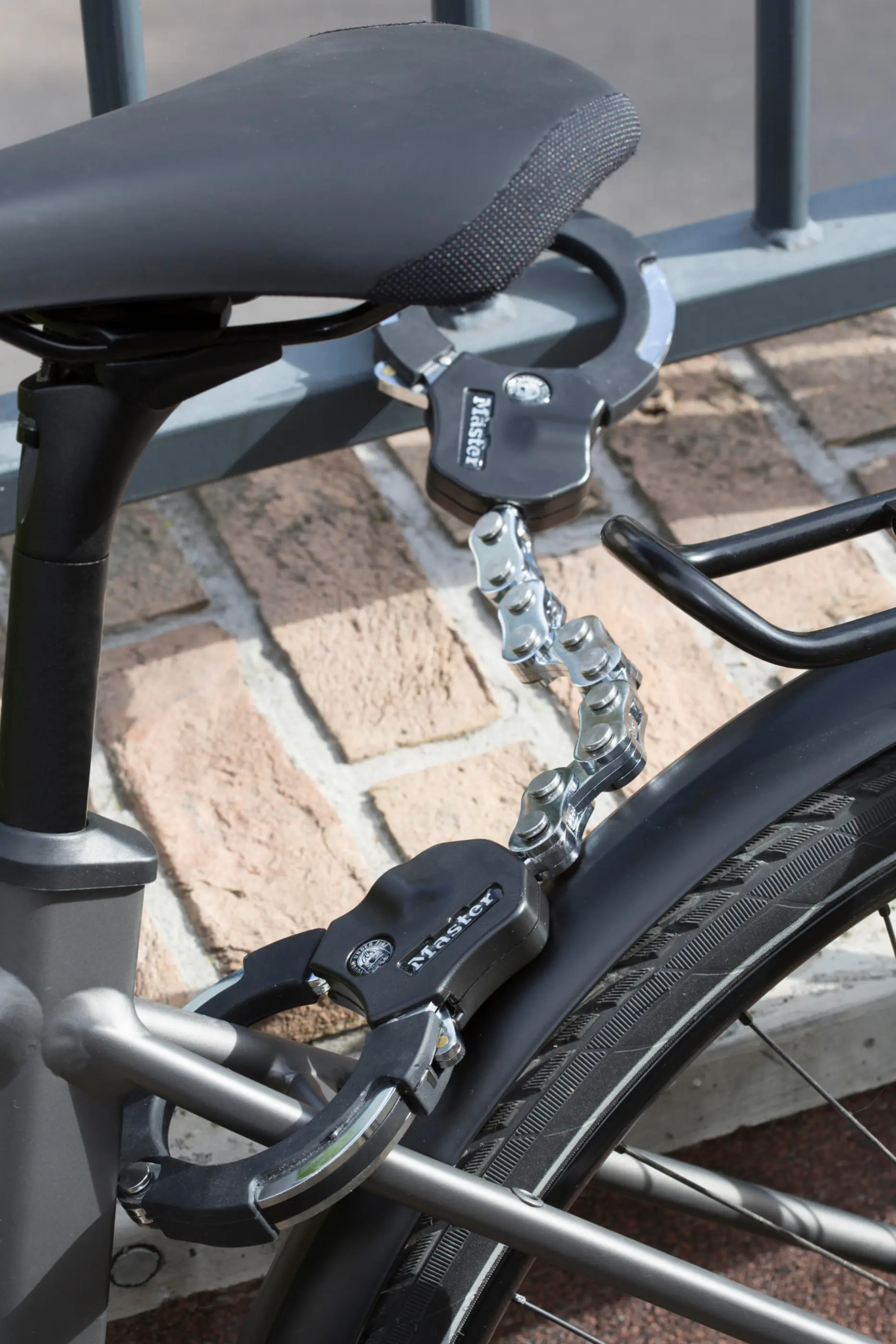Fischer Fahrradschloss Handschellenschloss Street Cuff 55 cm x Ø 7,6 cm