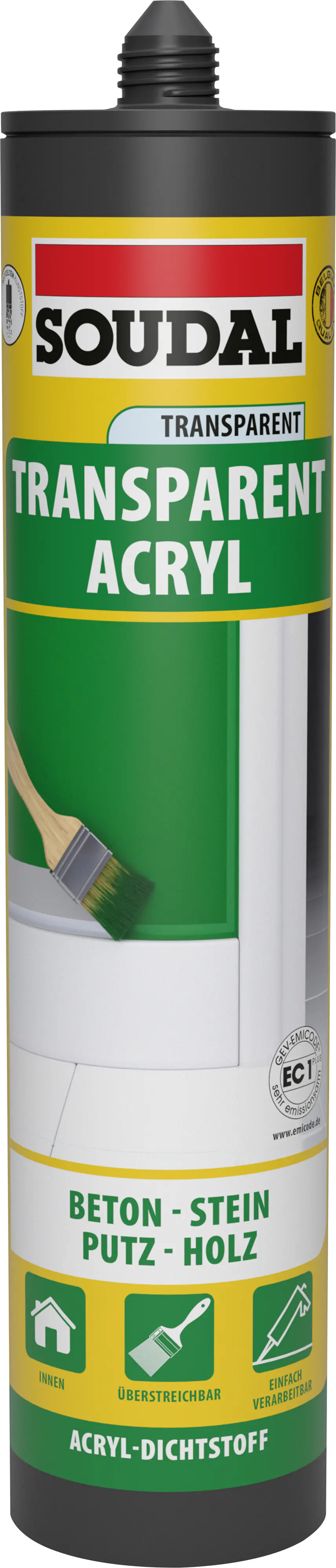 Soudal Maleracryl transparent 300 ml