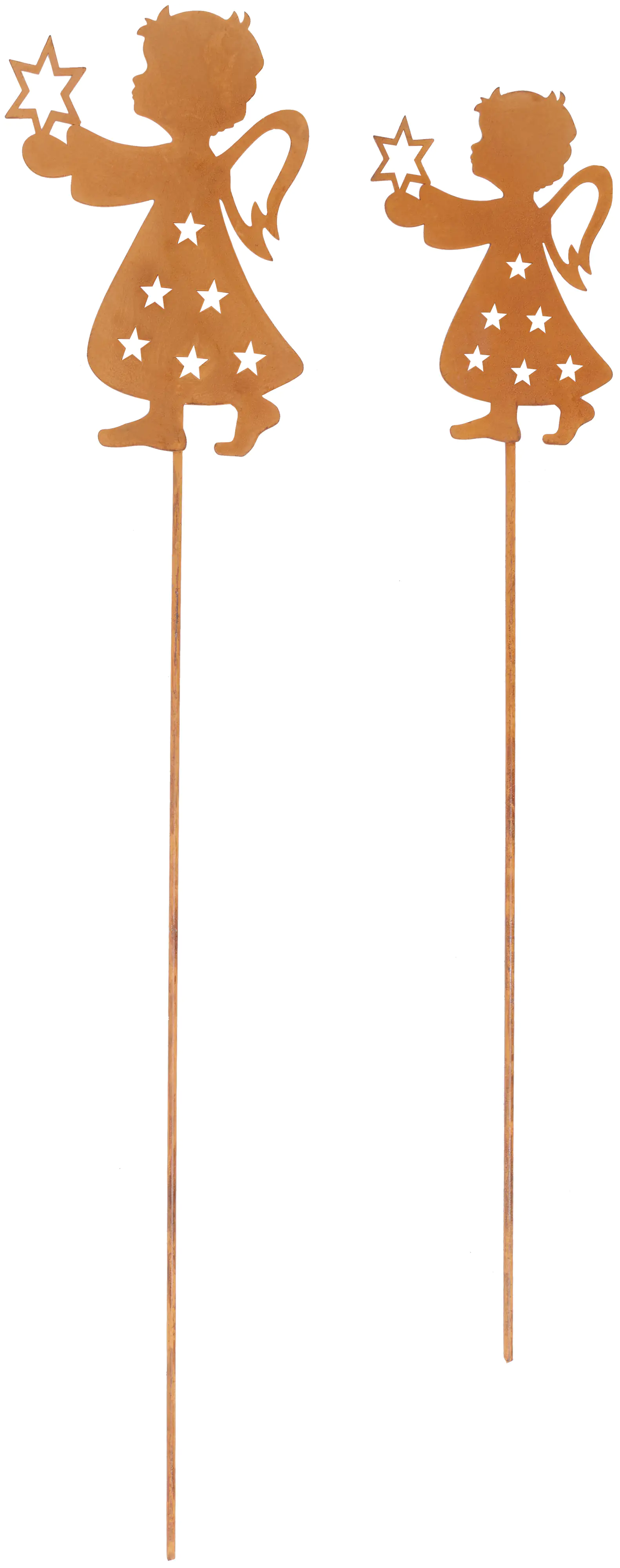 TrendLine Deko Stecker Engel H: 95 cm rost