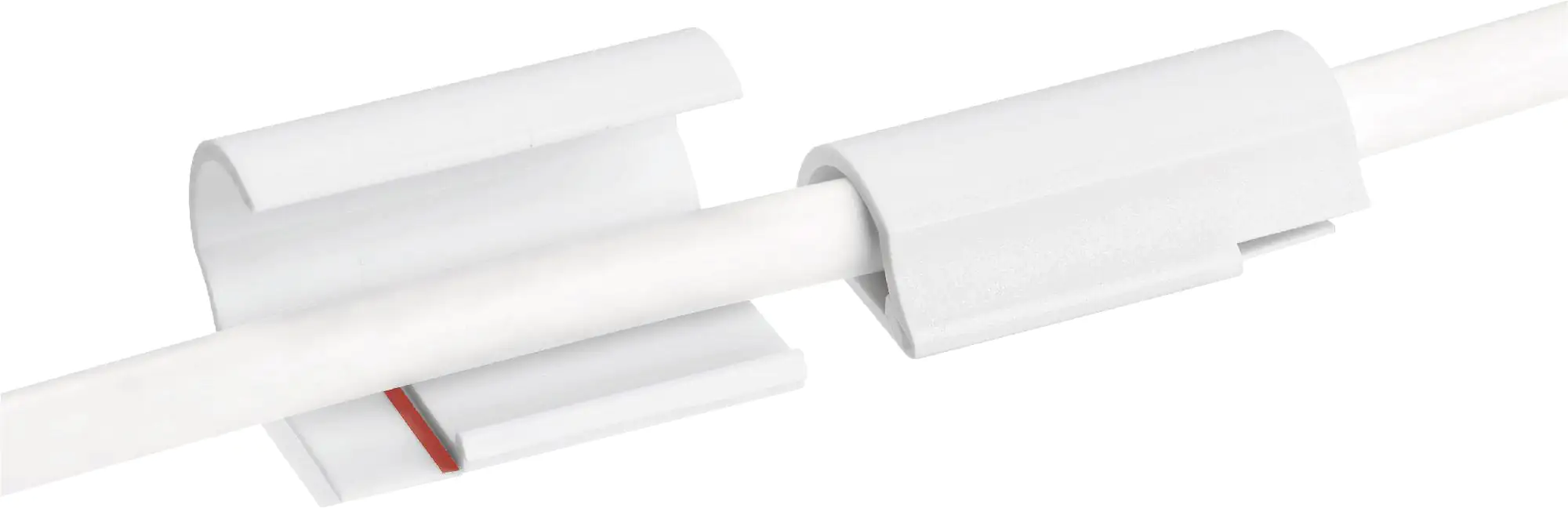 tesa Powerstrips Kabel Clip weiß