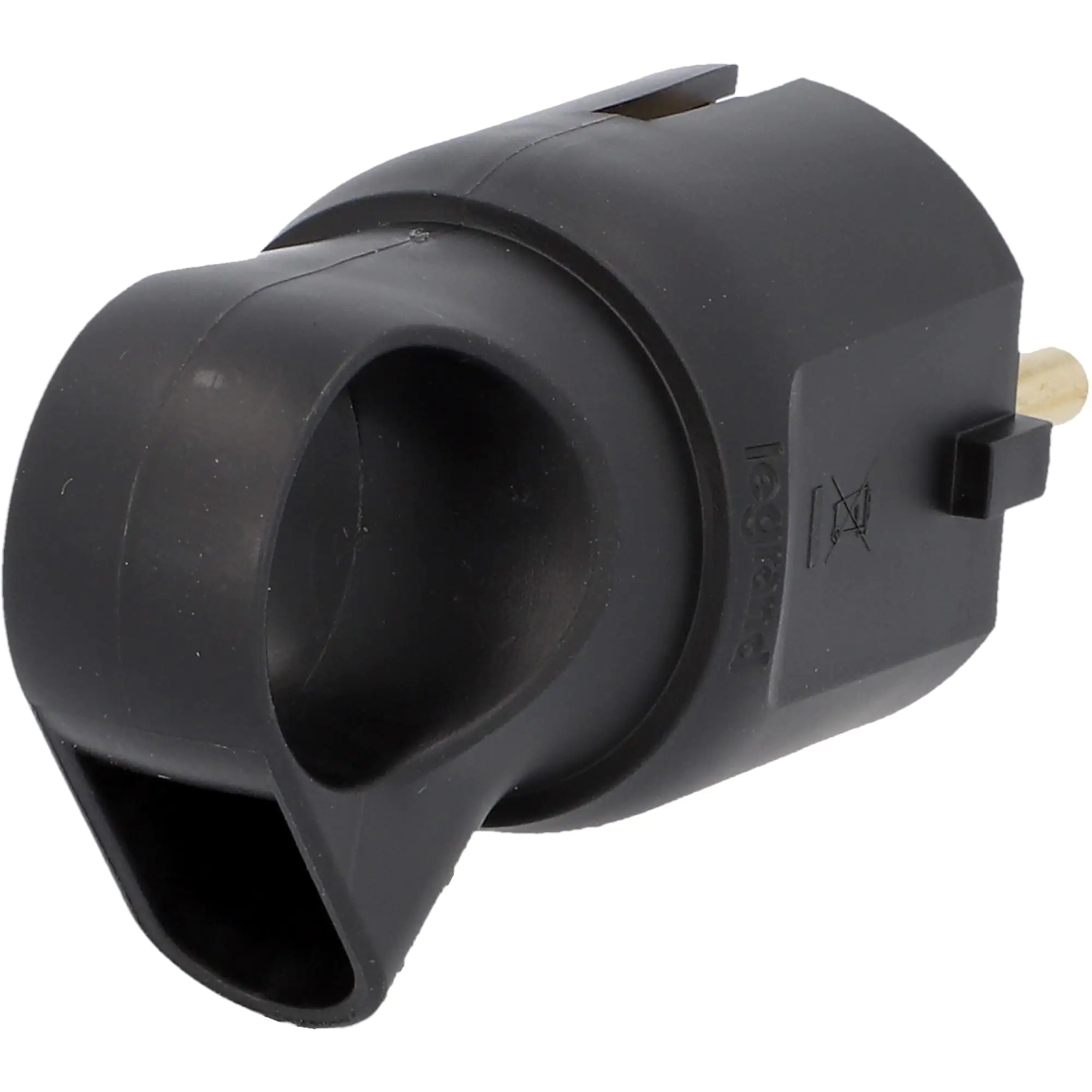 LEGRAND Schutzkontakt-Stecker Knickschutz Ausziehhilfe schwarz