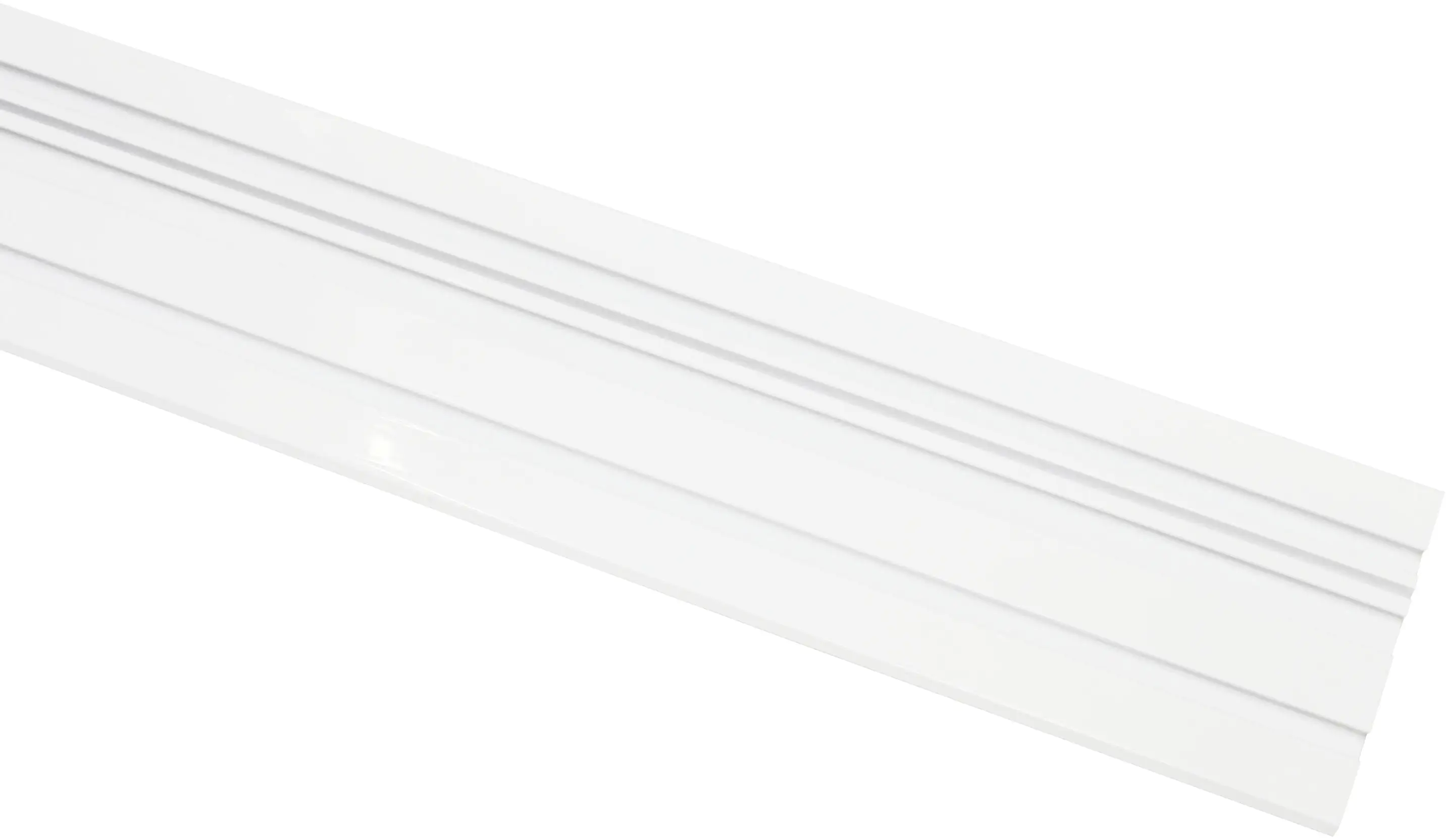 Gardinia Aluminium-Vorhangschiene 3-läufig, weiß, 250 cm