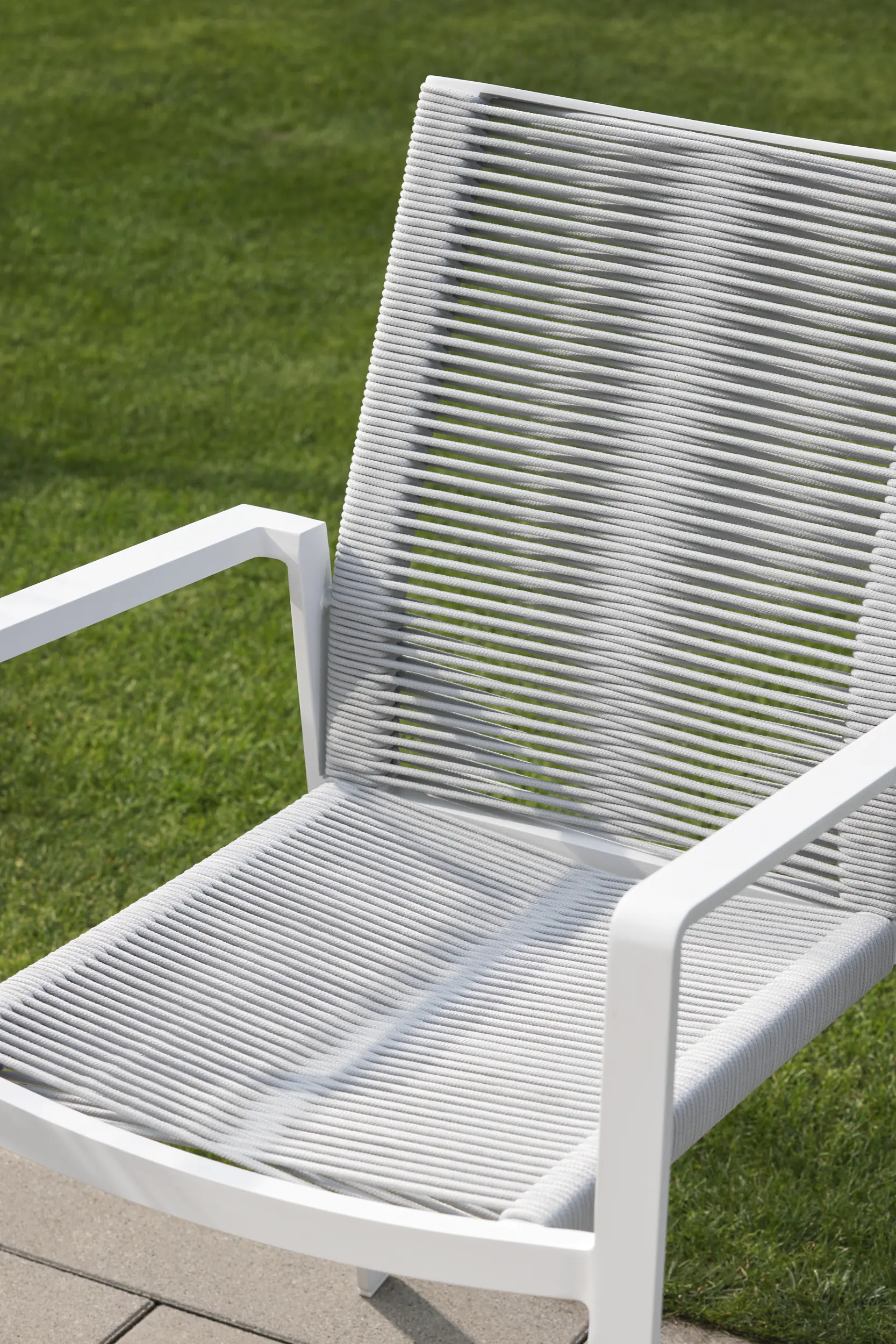 Primaster Garten-Essgruppe Santorini 6 Personen Aluminium/Seil
