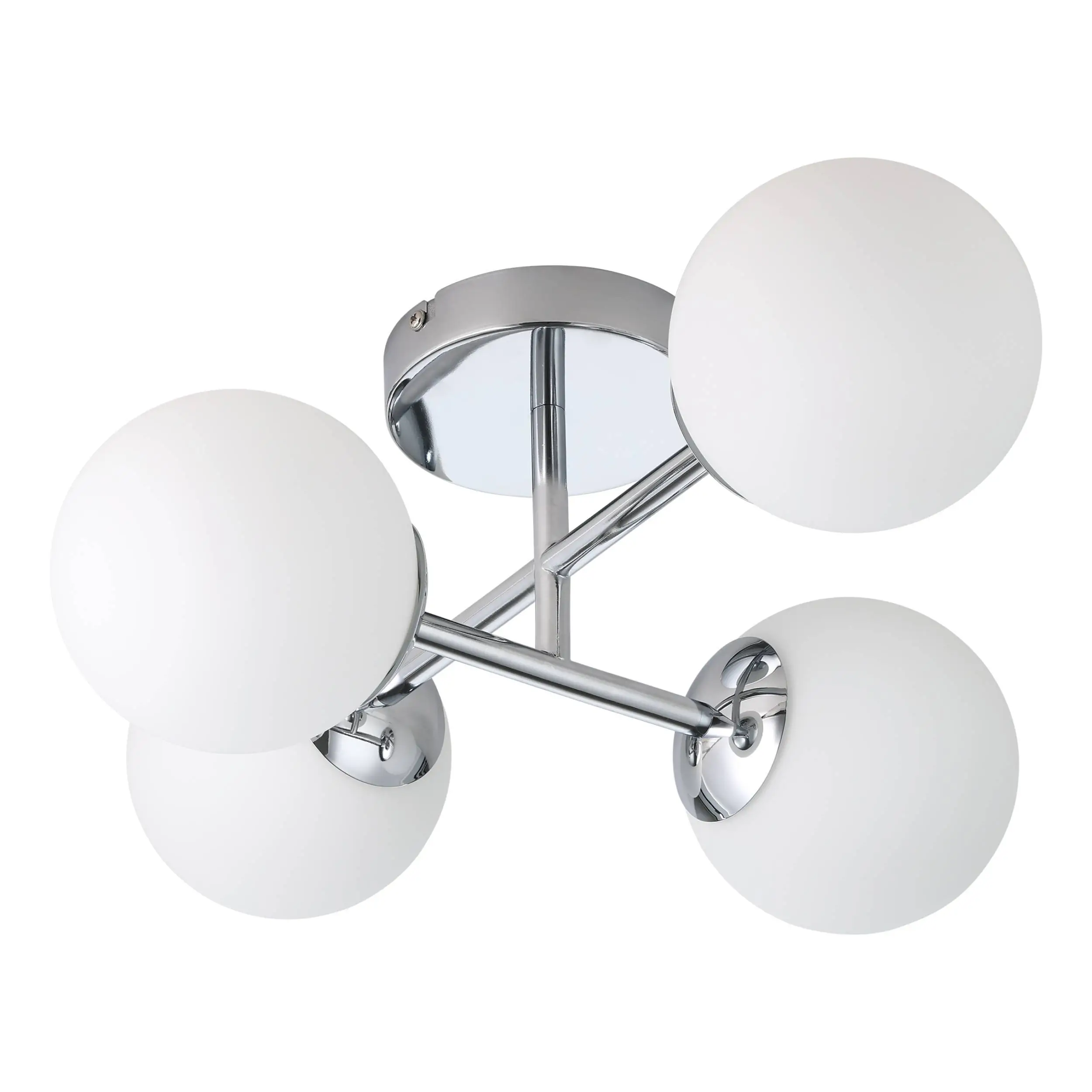 Eglo Deckenleuchte Castrovido chrom 48 x 39 cm warmweiß