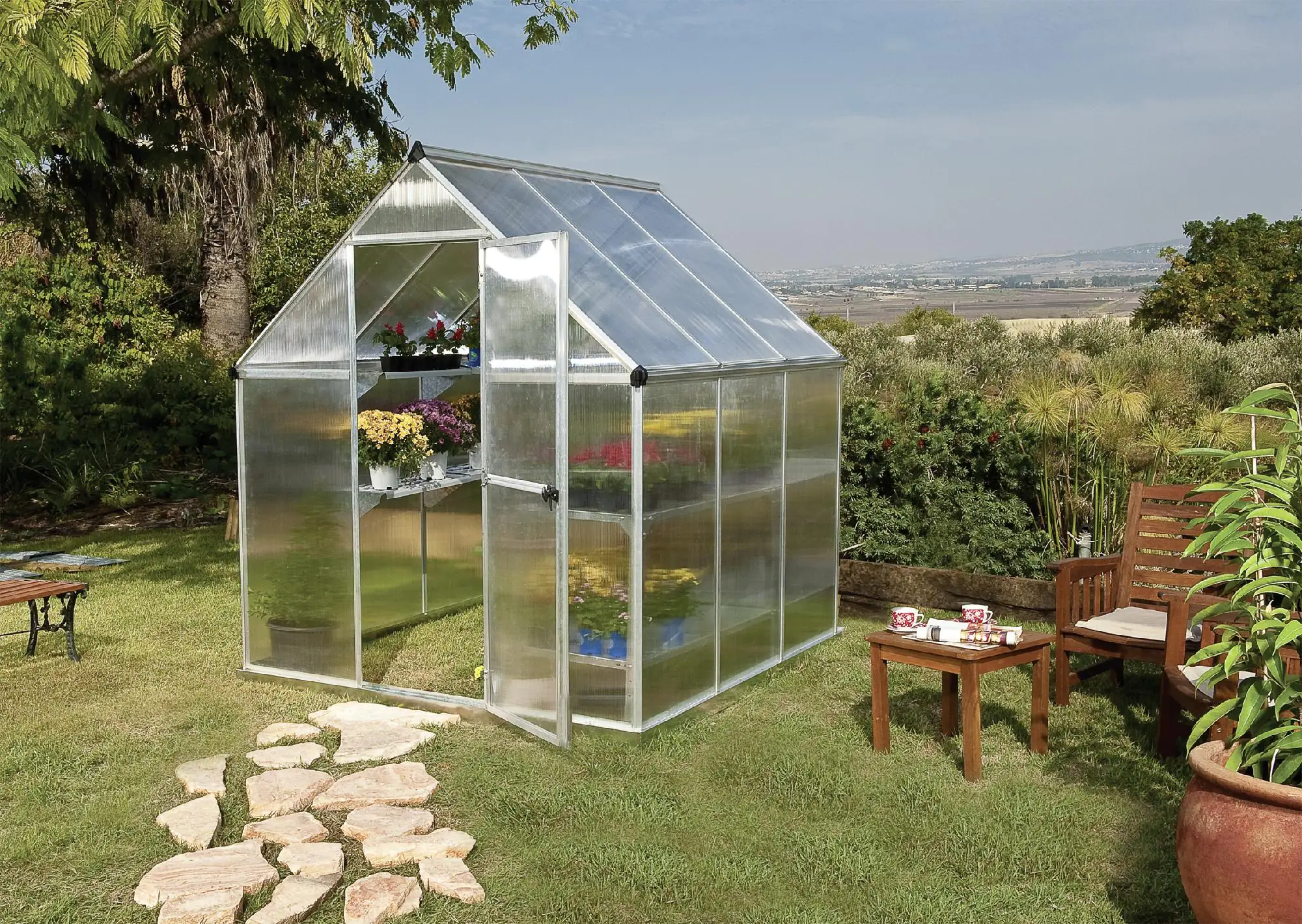 TrendLine Gewächshaus Mythos I 6x6 186 x 185 x 209 cm