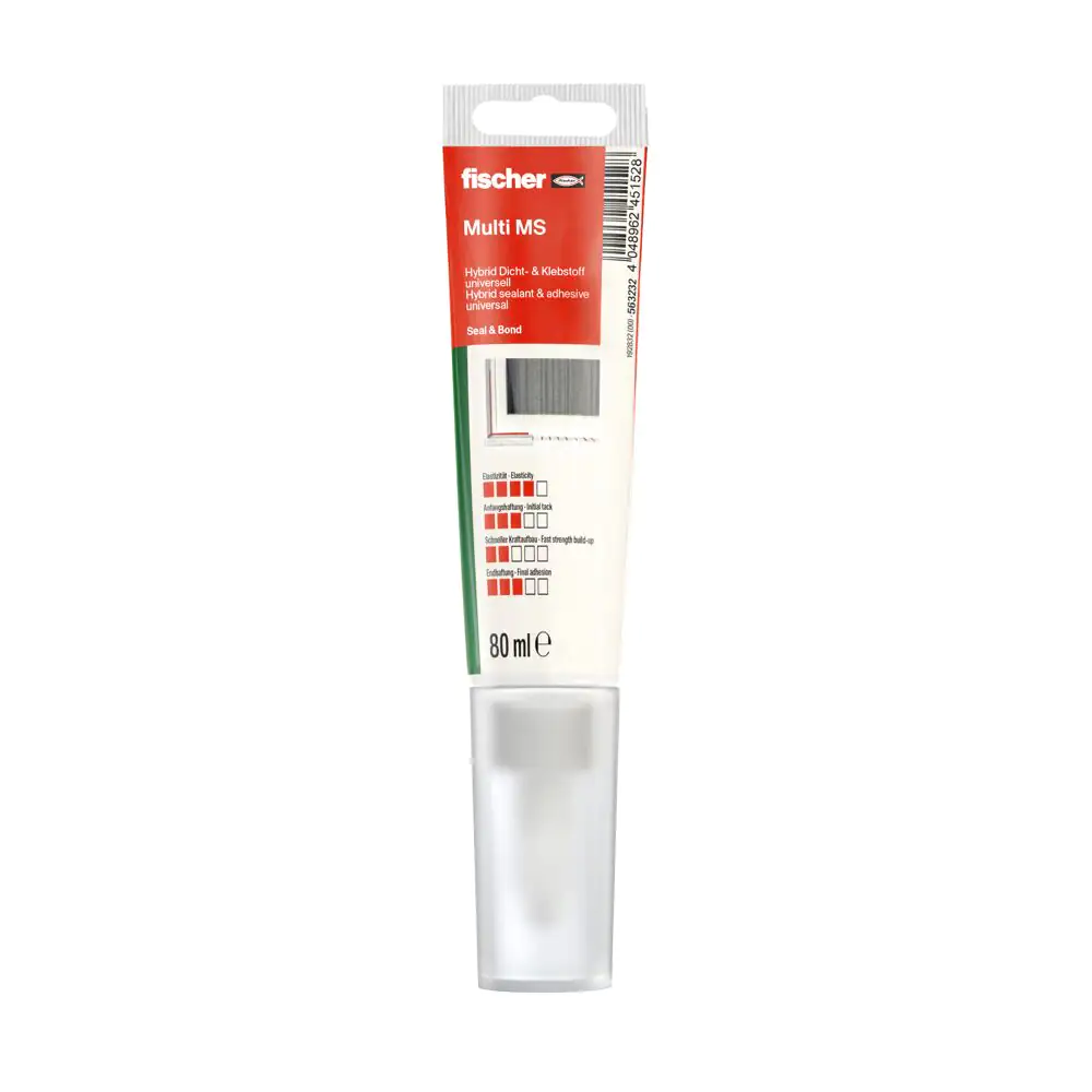 fischer Bauklebstoff Multi MS weiß 80 ml