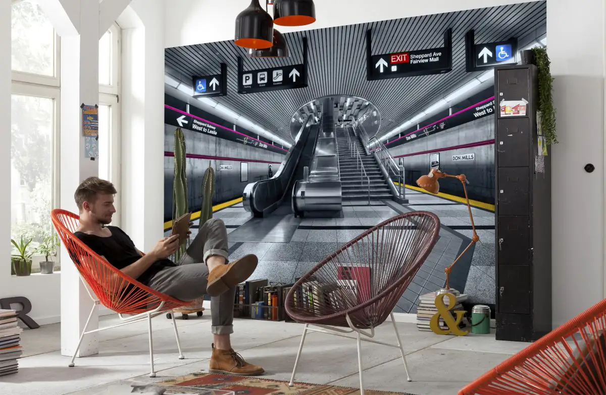 Komar Fototapete Subway 368 x 254 cm 
