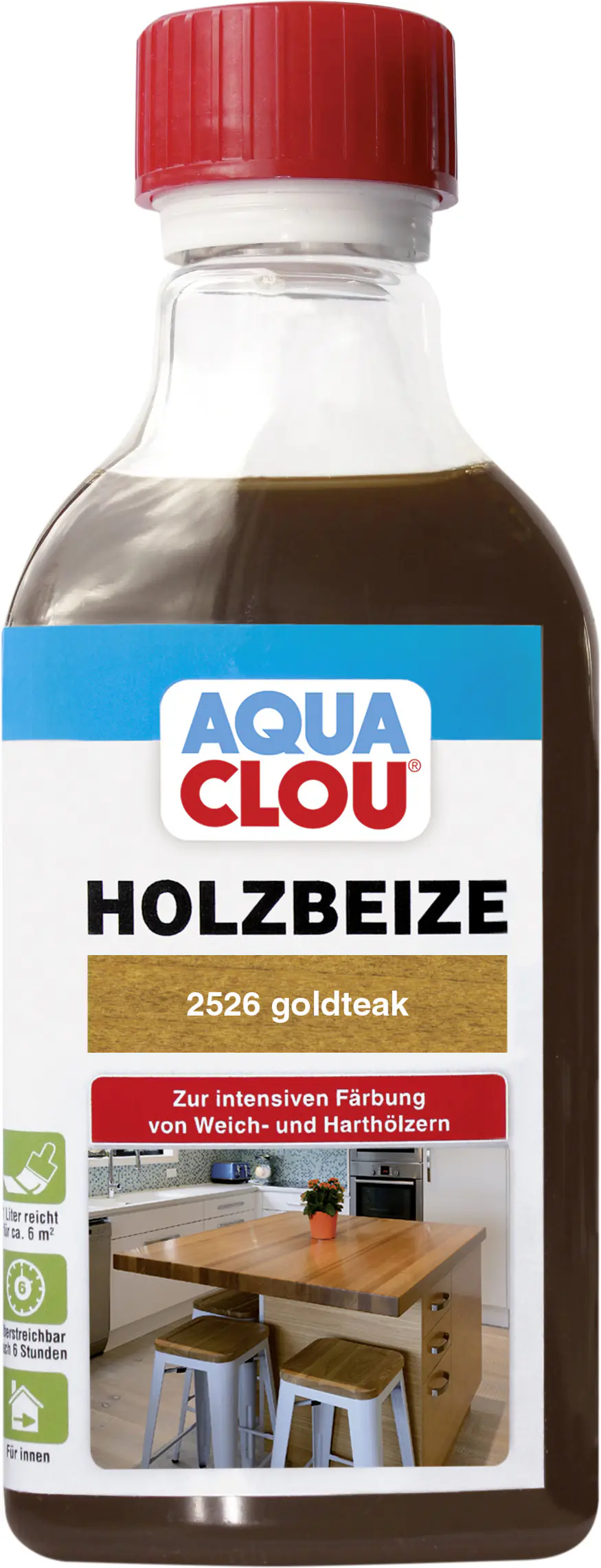 Aqua Clou Holzbeize 250 ml goldteak
