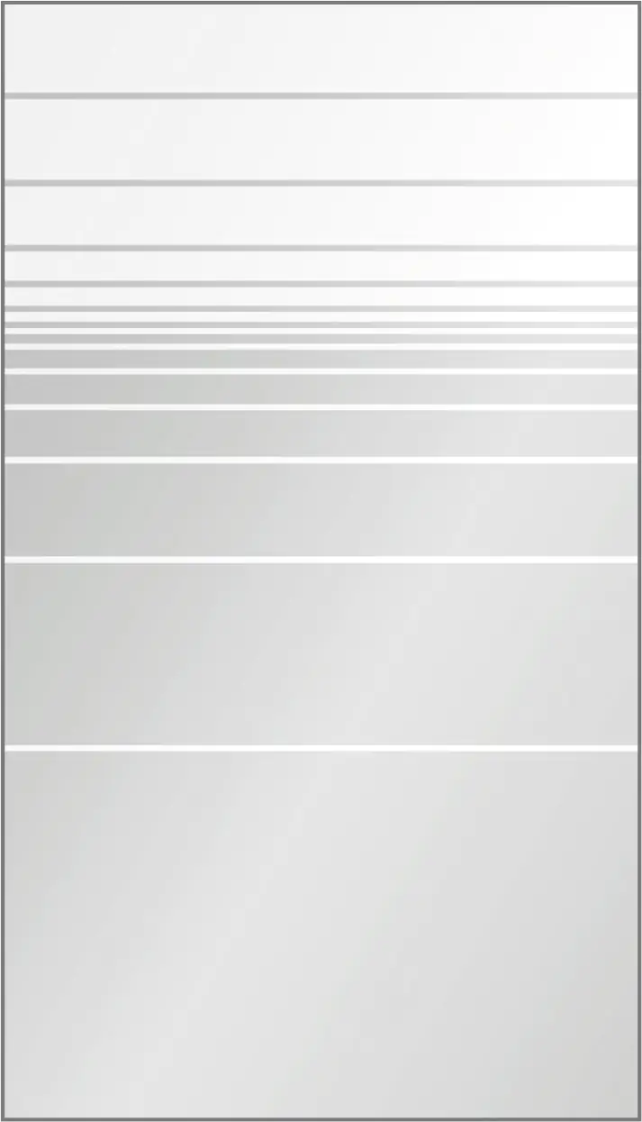 Ambiente Glaszaun Dekor 81 103 x 180 cm gehärtetes 8 mm Glas
