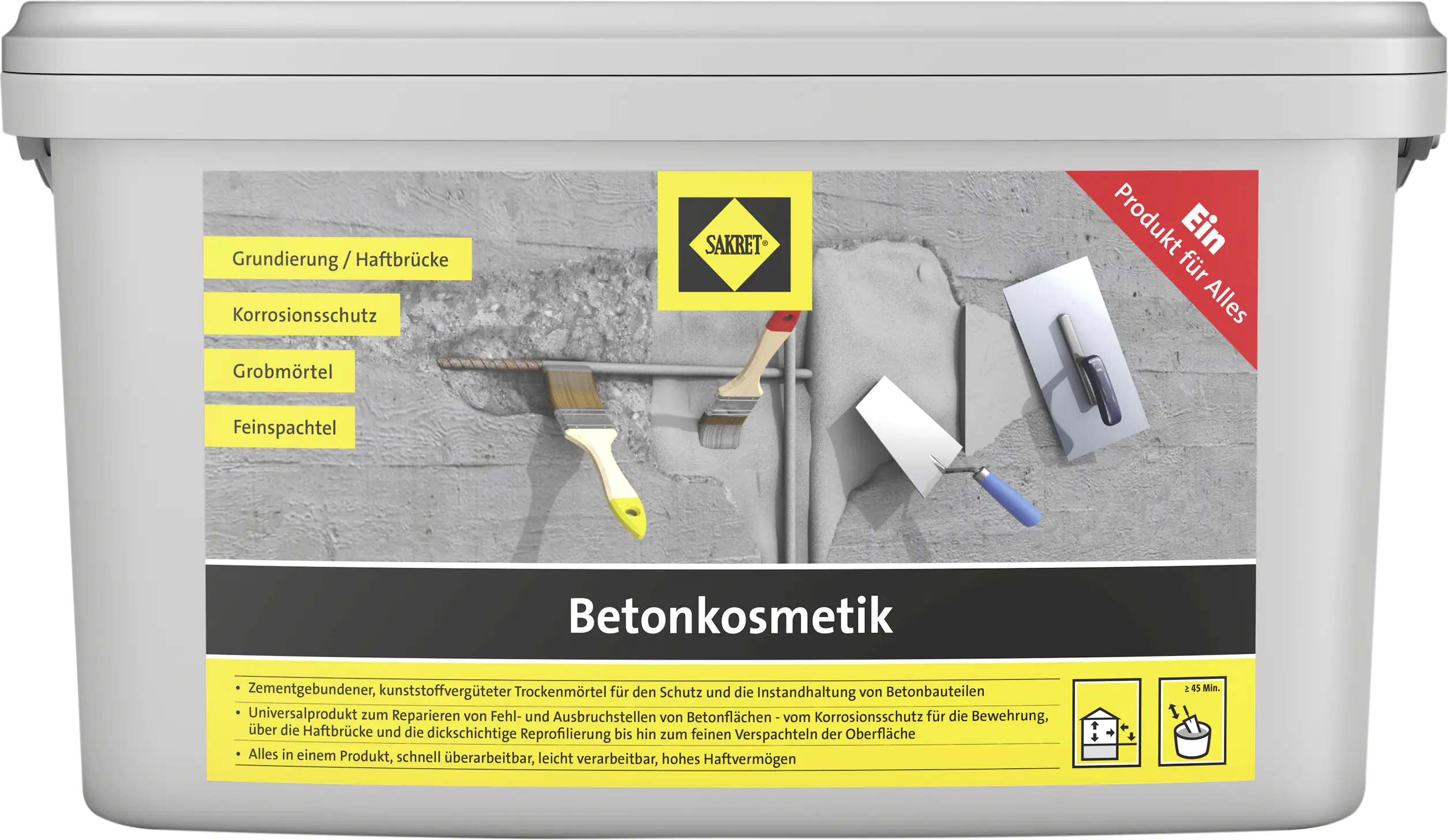 SAKRET Betonkosmetik 5 kg Eimer