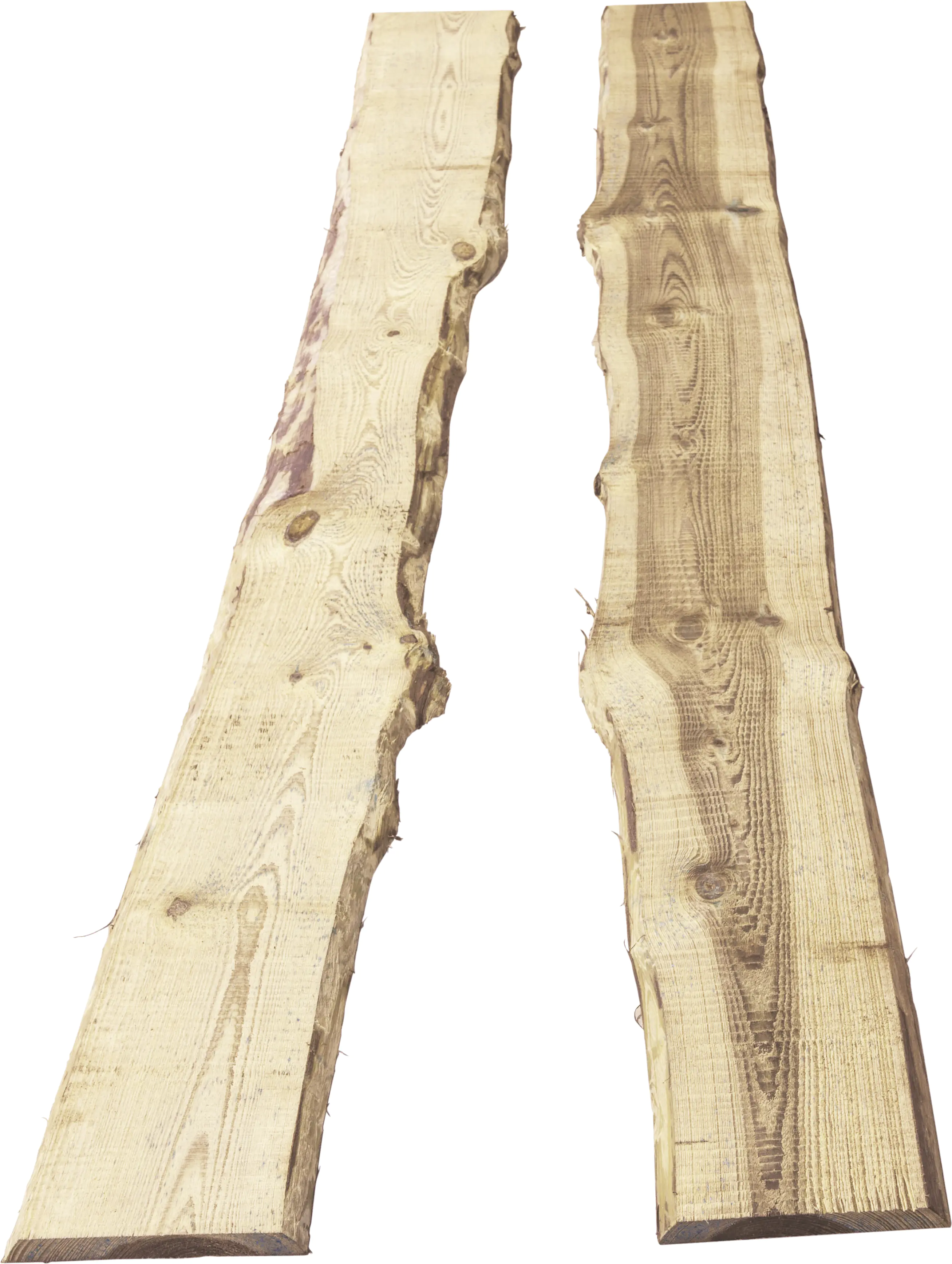 Rangerzaun 250 x 15-25 x 2,4 cm, kesseldruckimprägniert