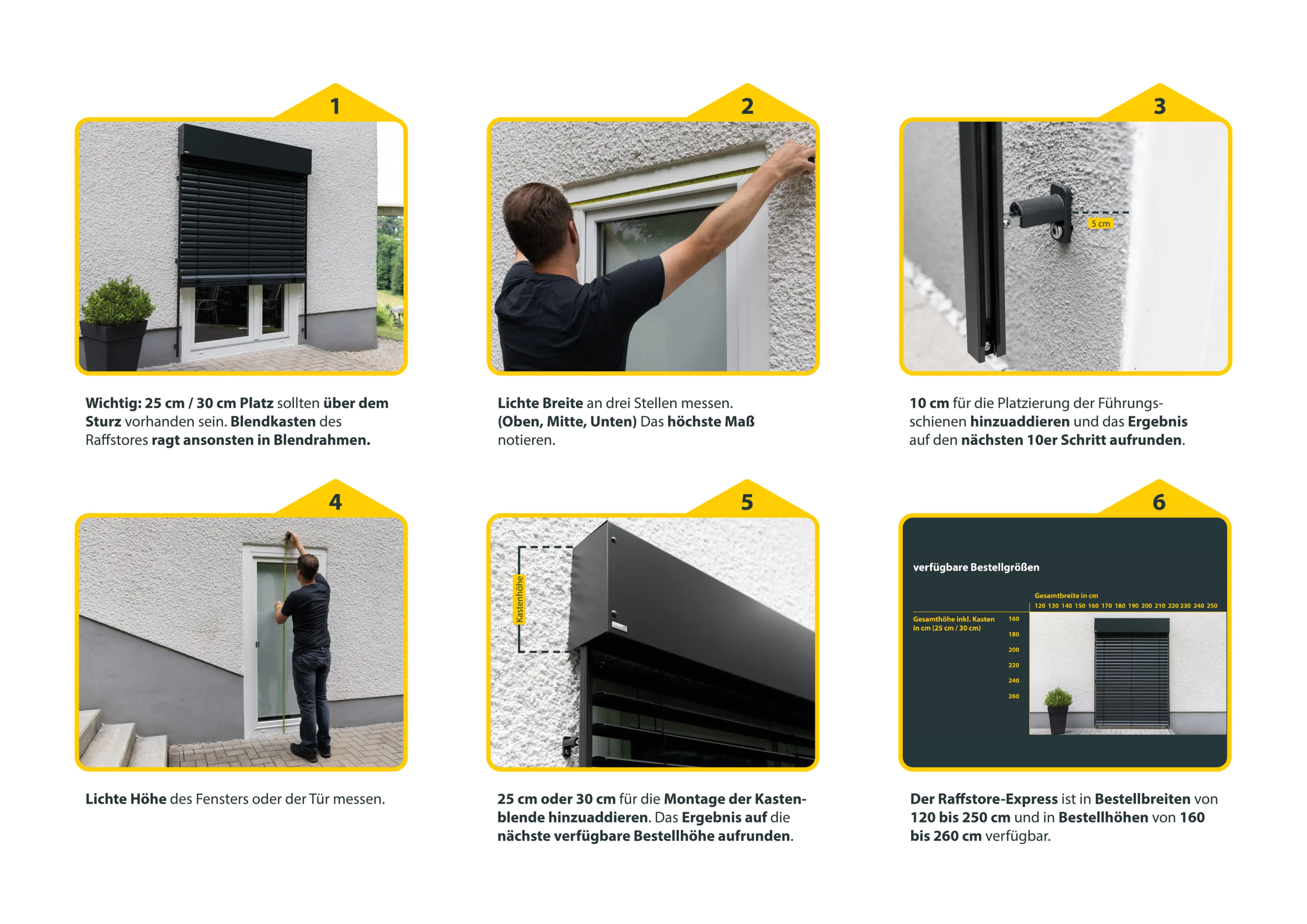 Schellenberg Raffstore Express, anthrazit 190 x 200 cm, Blende 30 cm