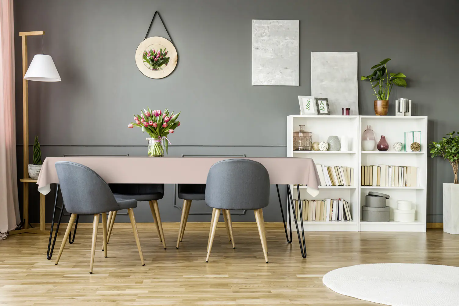 d-c-fix Tischdecke pfirsich Ø 140 cm 