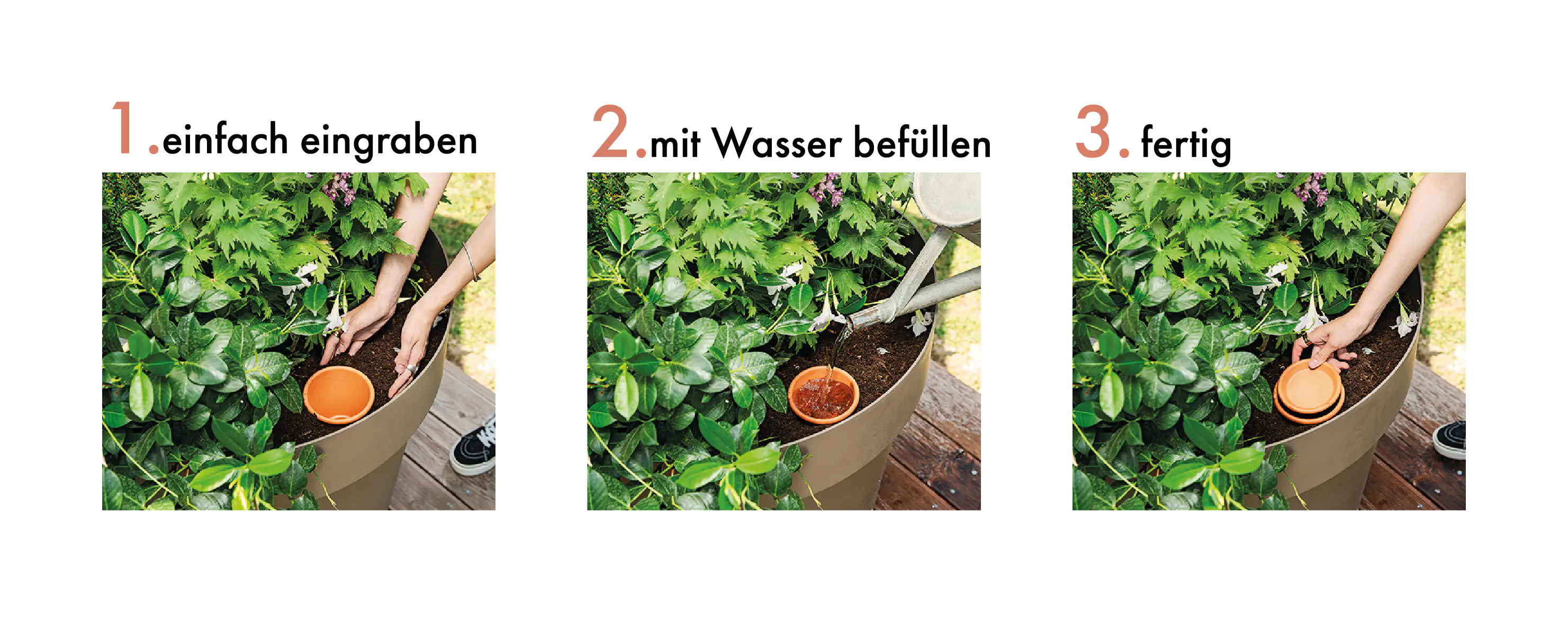 Deroma Bewässerungskegel Aquado Ø 12 cm