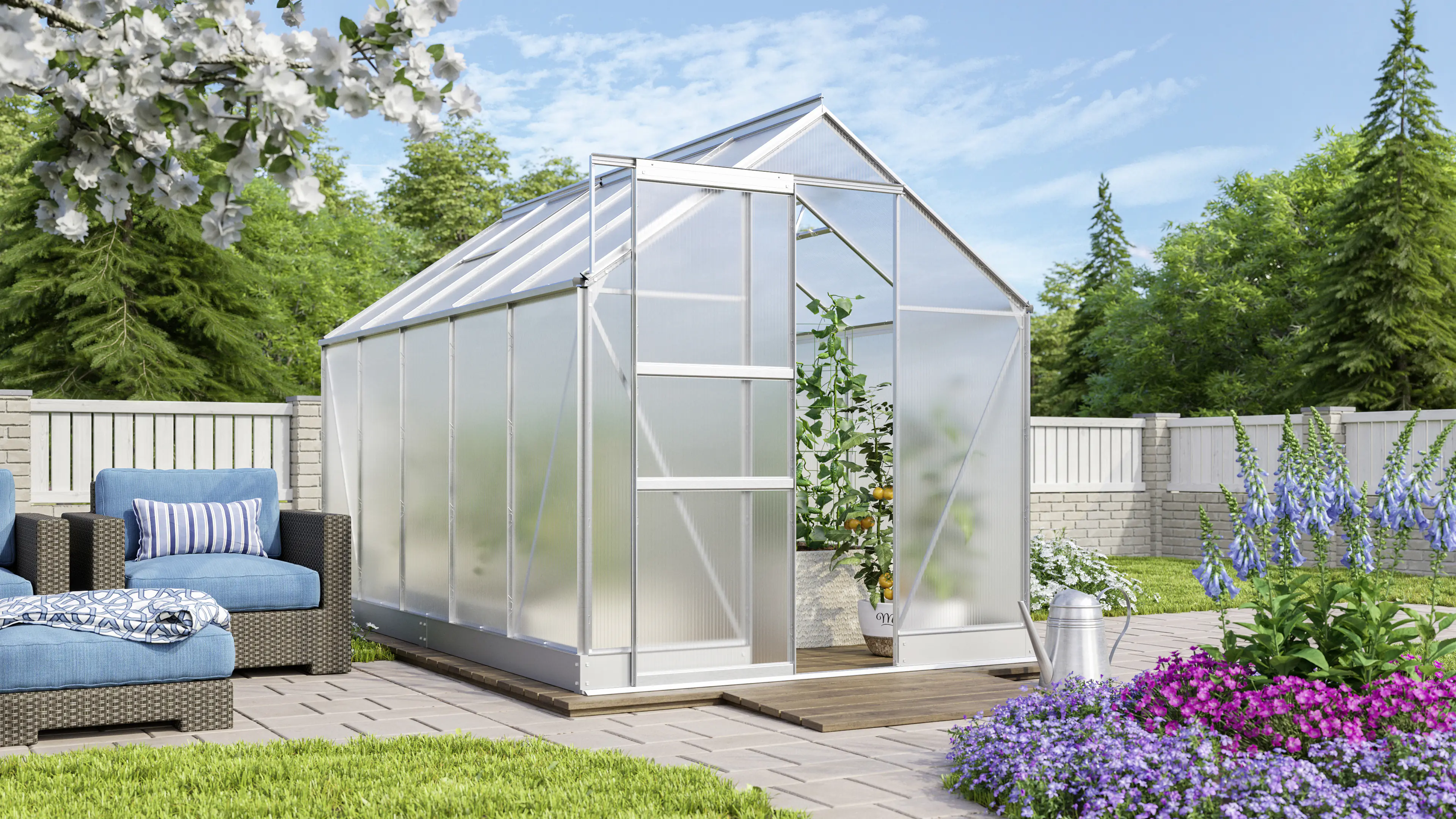 Vitavia Gewächshaus Apollo 6200 194 x 326 cm 6 mm HPK